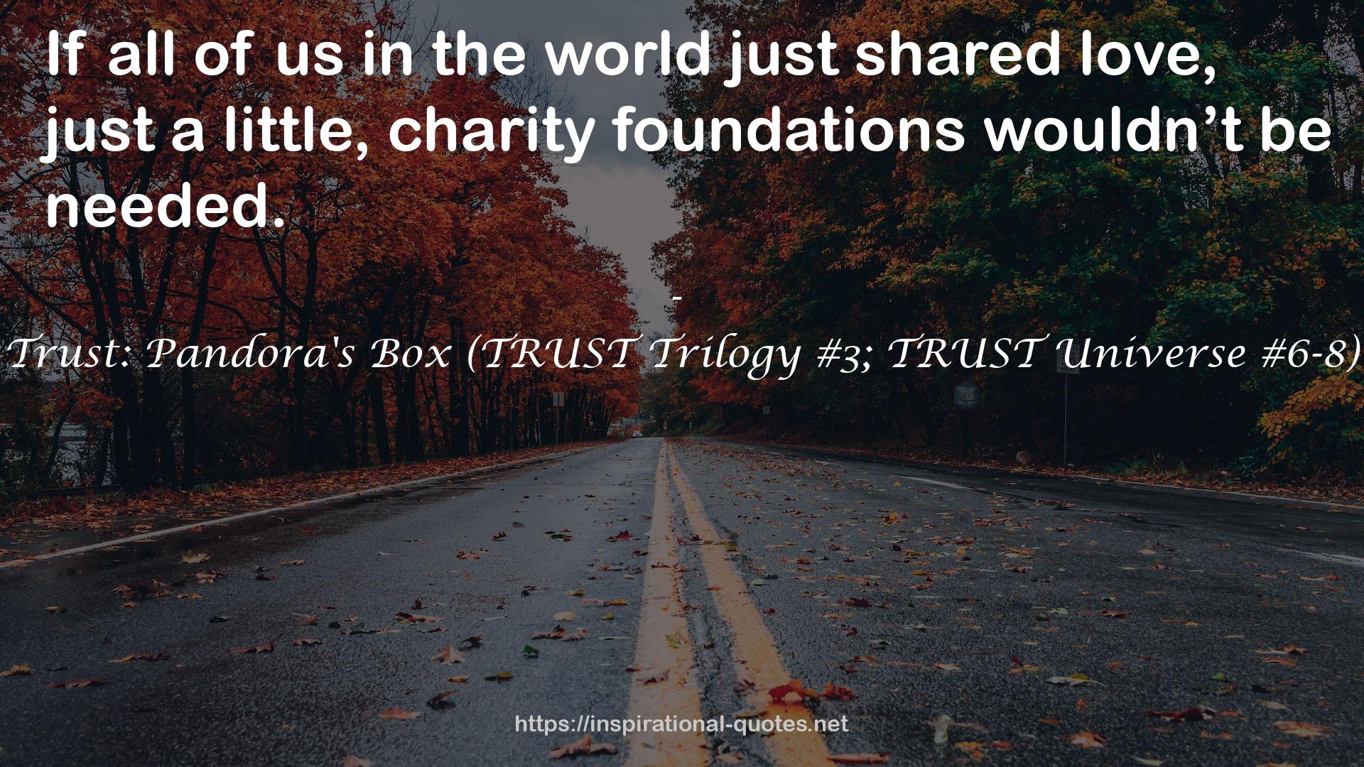 charity foundations  QUOTES