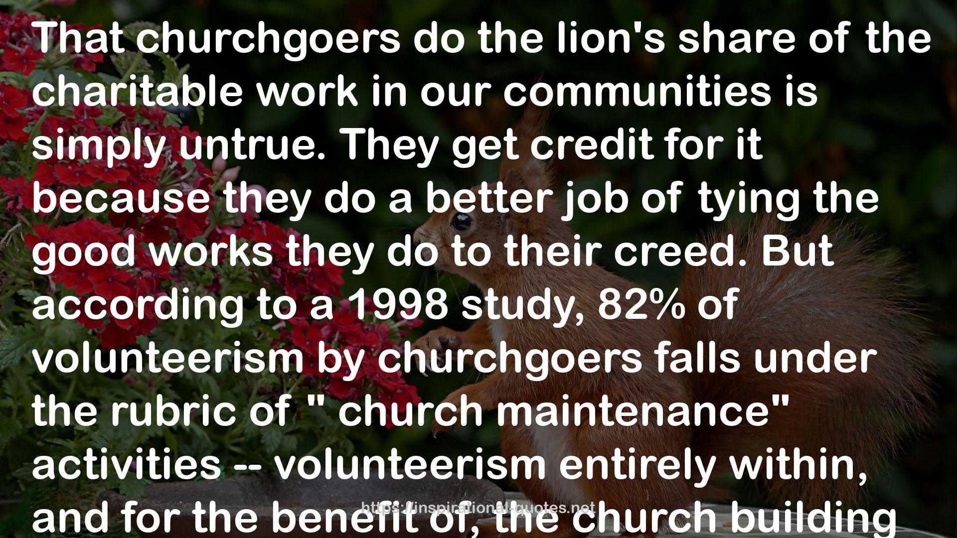 churchgoers  QUOTES