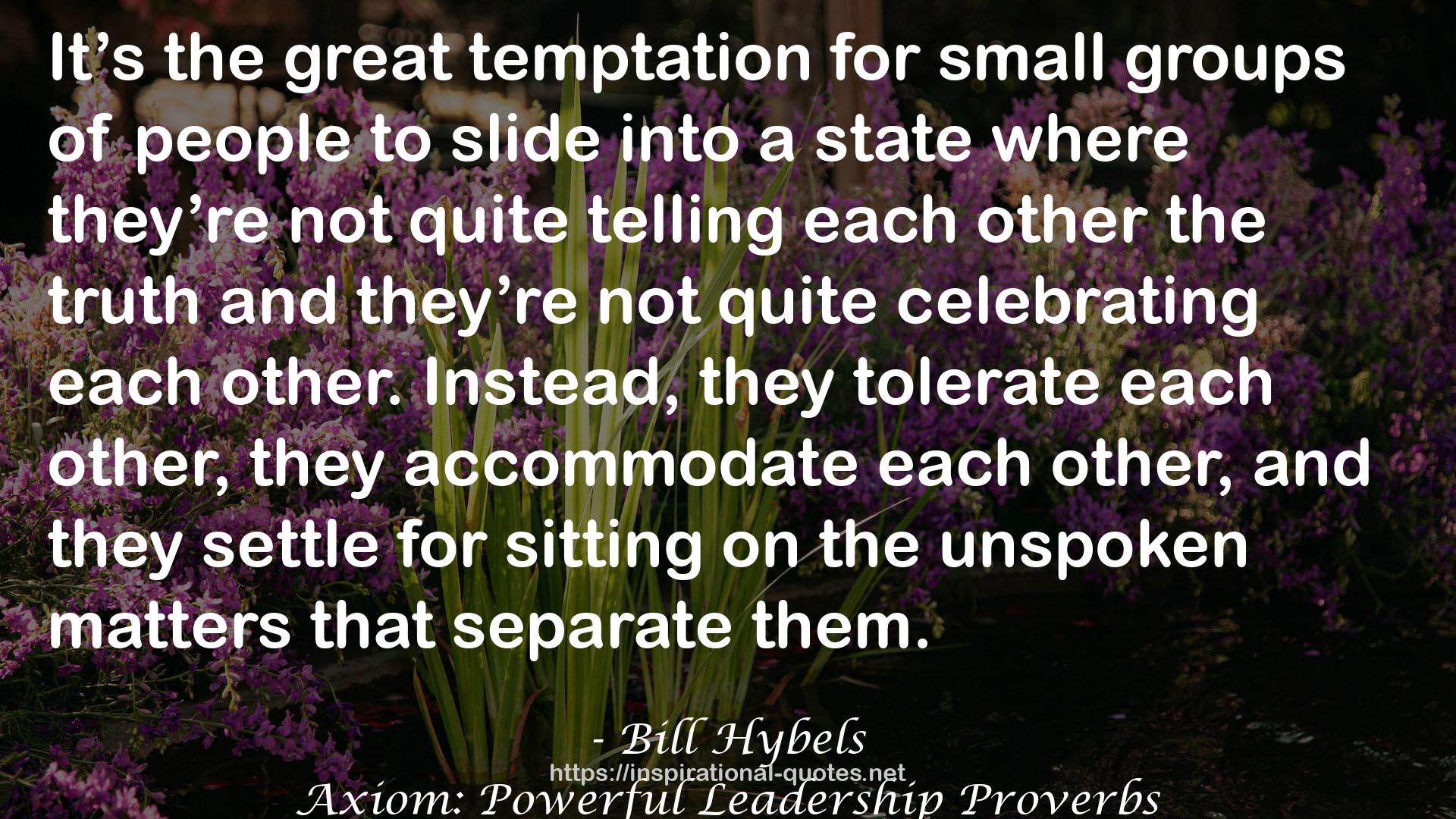 the great temptation  QUOTES