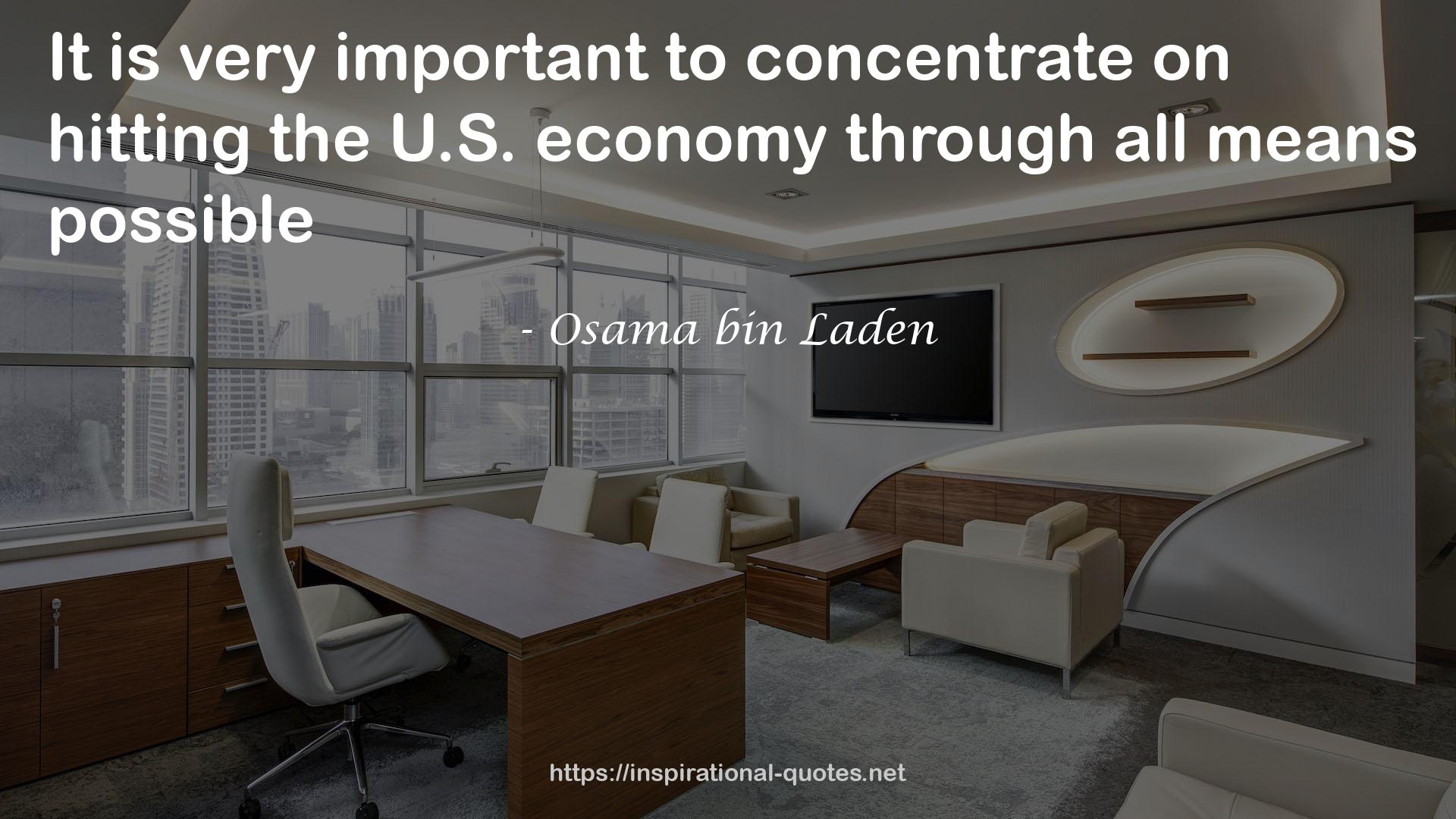 the U.S. economy  QUOTES