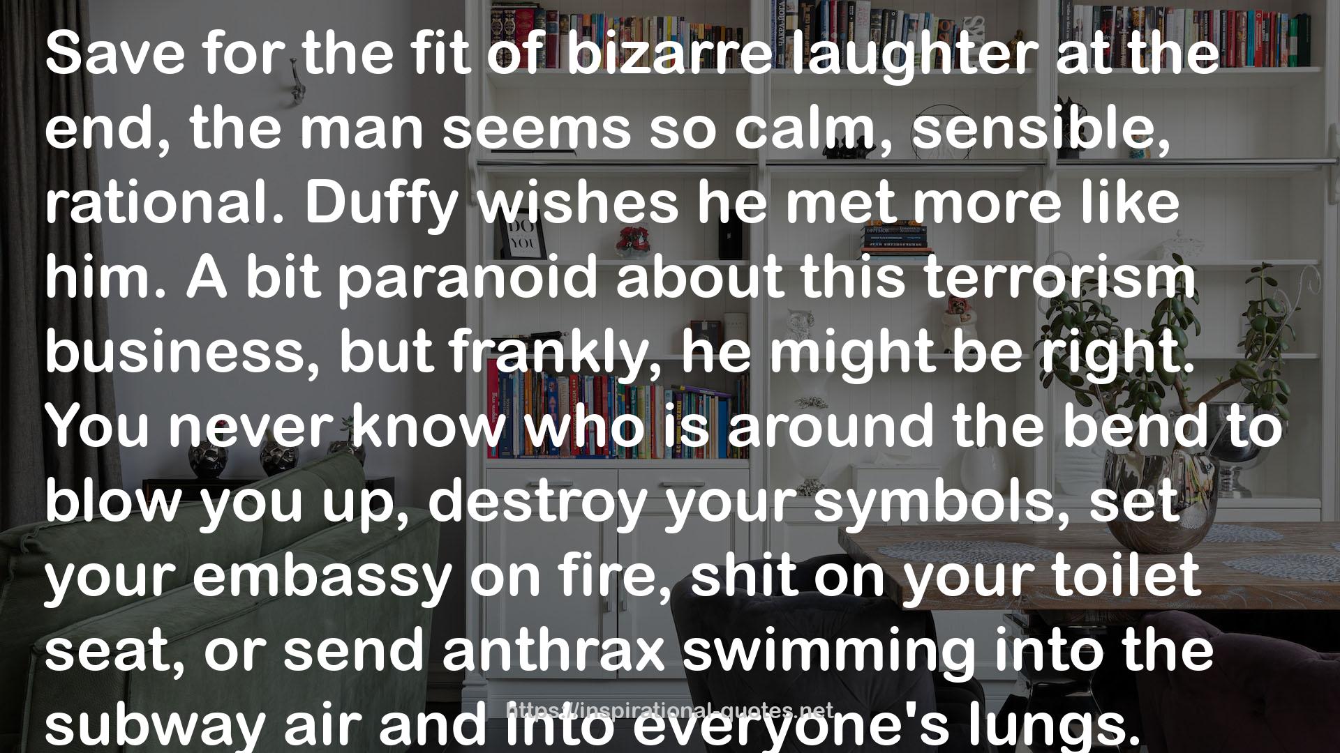 bizarre laughter  QUOTES