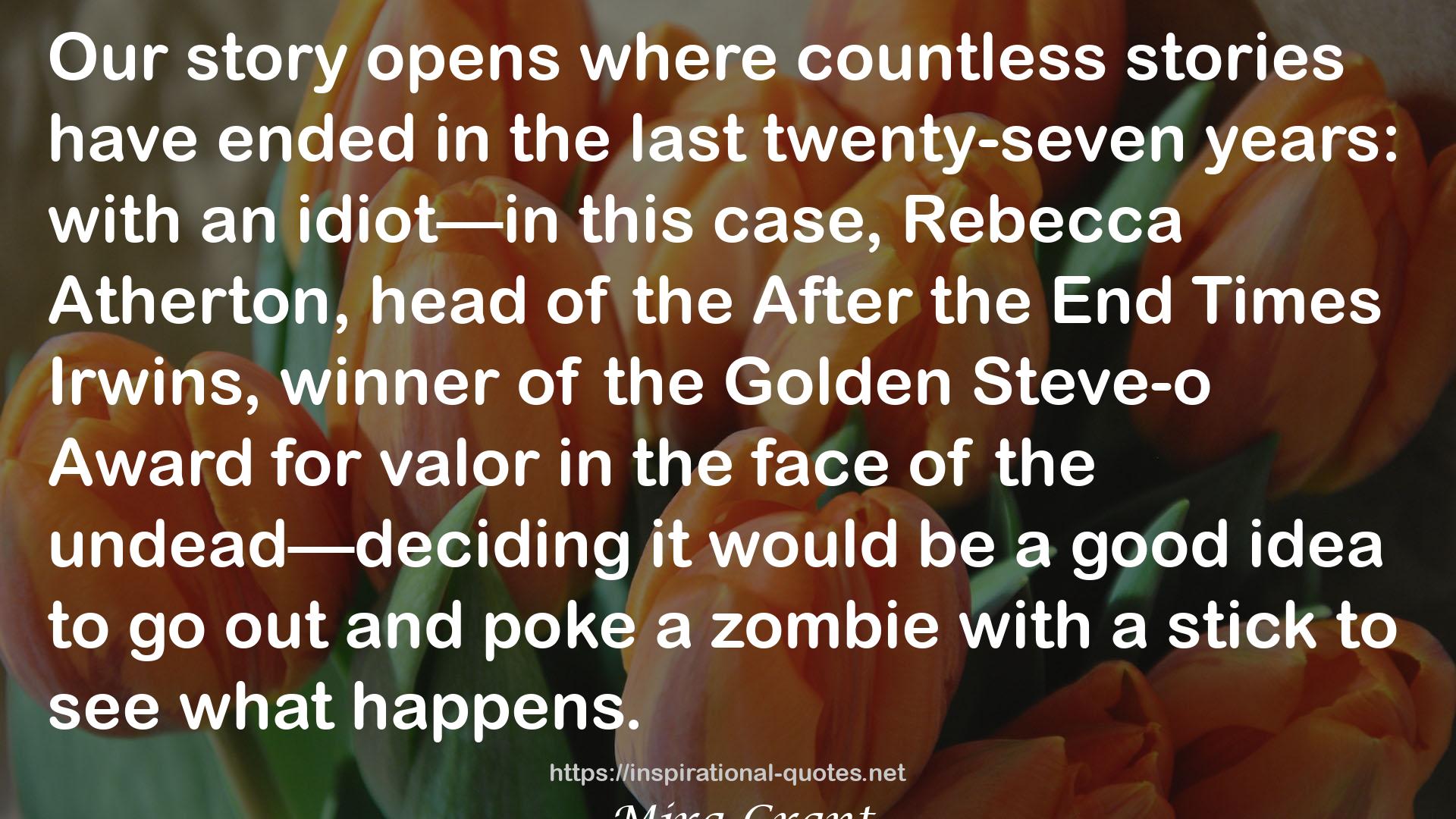 the Golden Steve-o Award  QUOTES