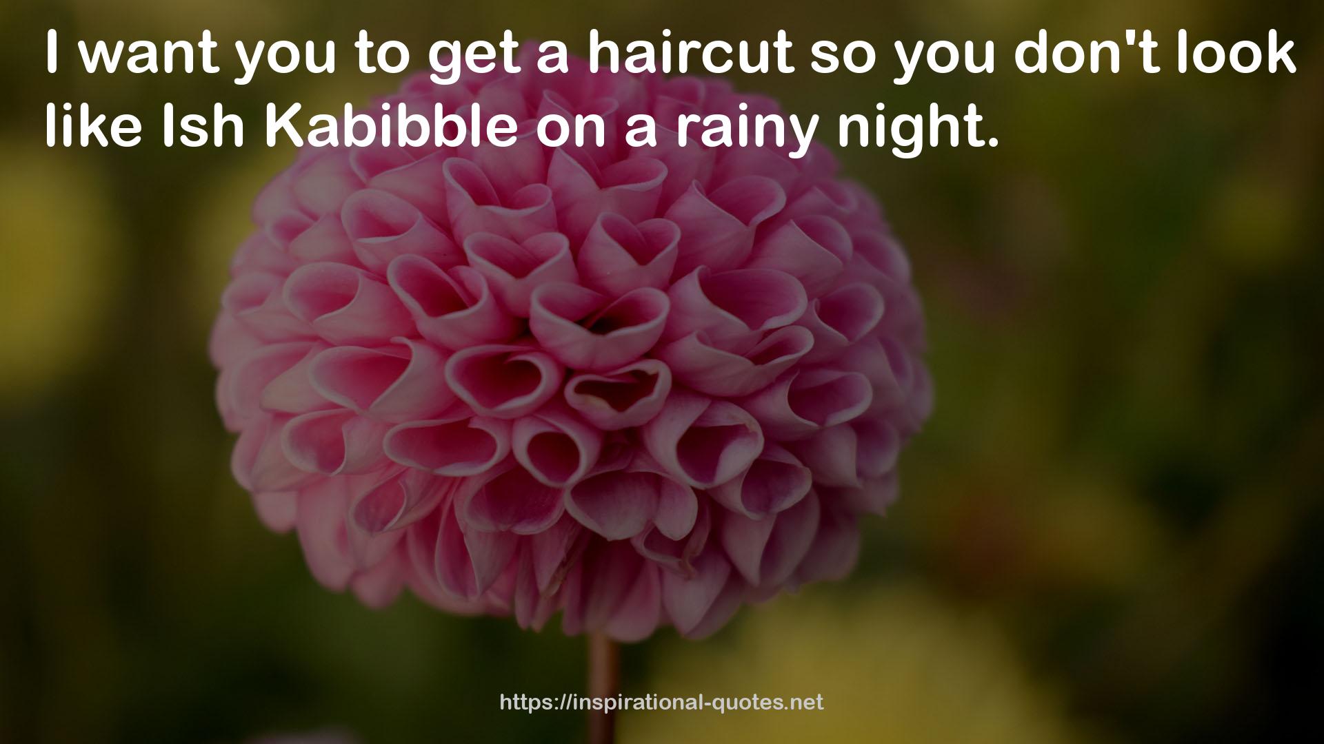 Kabibble  QUOTES