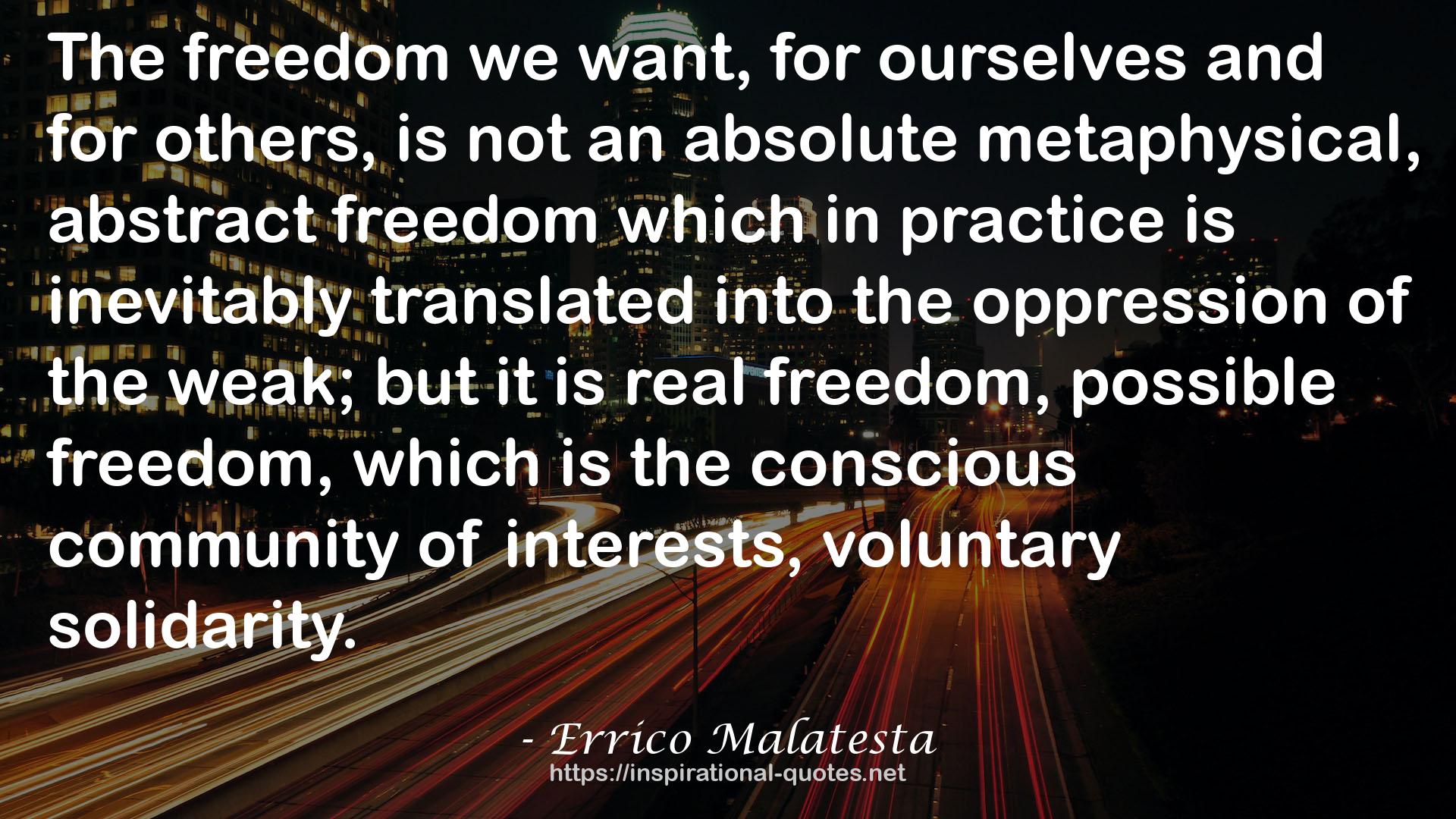 Errico Malatesta QUOTES