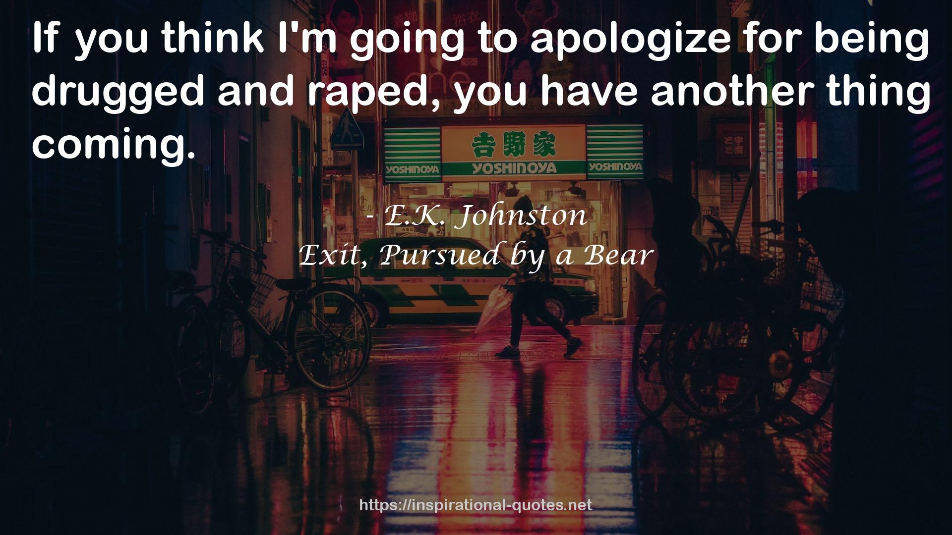 Exit, Pursued by a Bear QUOTES
