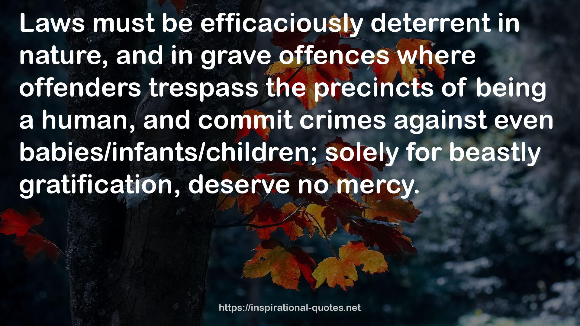 grave offences  QUOTES