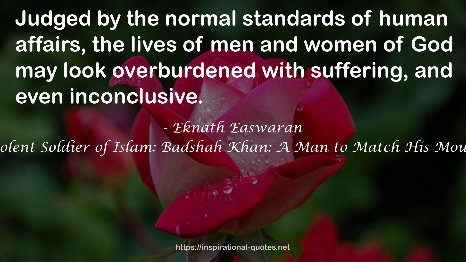 Eknath Easwaran QUOTES