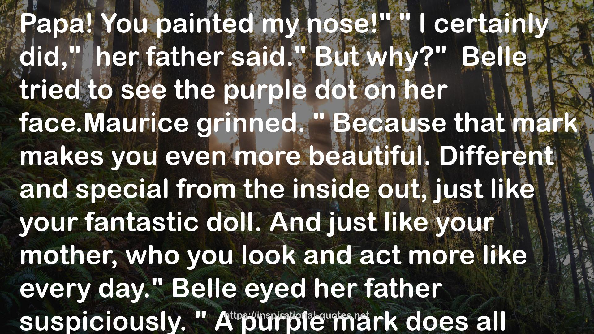 the purple dot  QUOTES