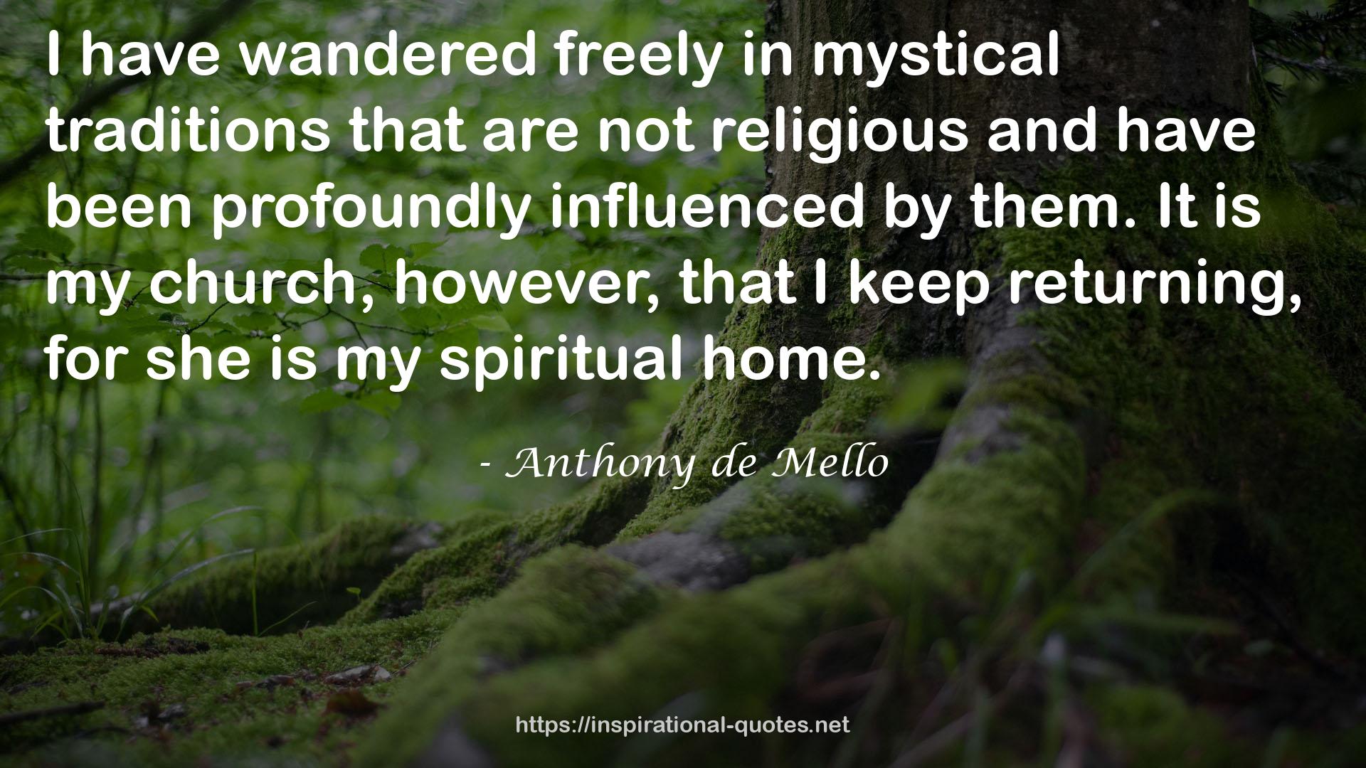 mystical traditions  QUOTES