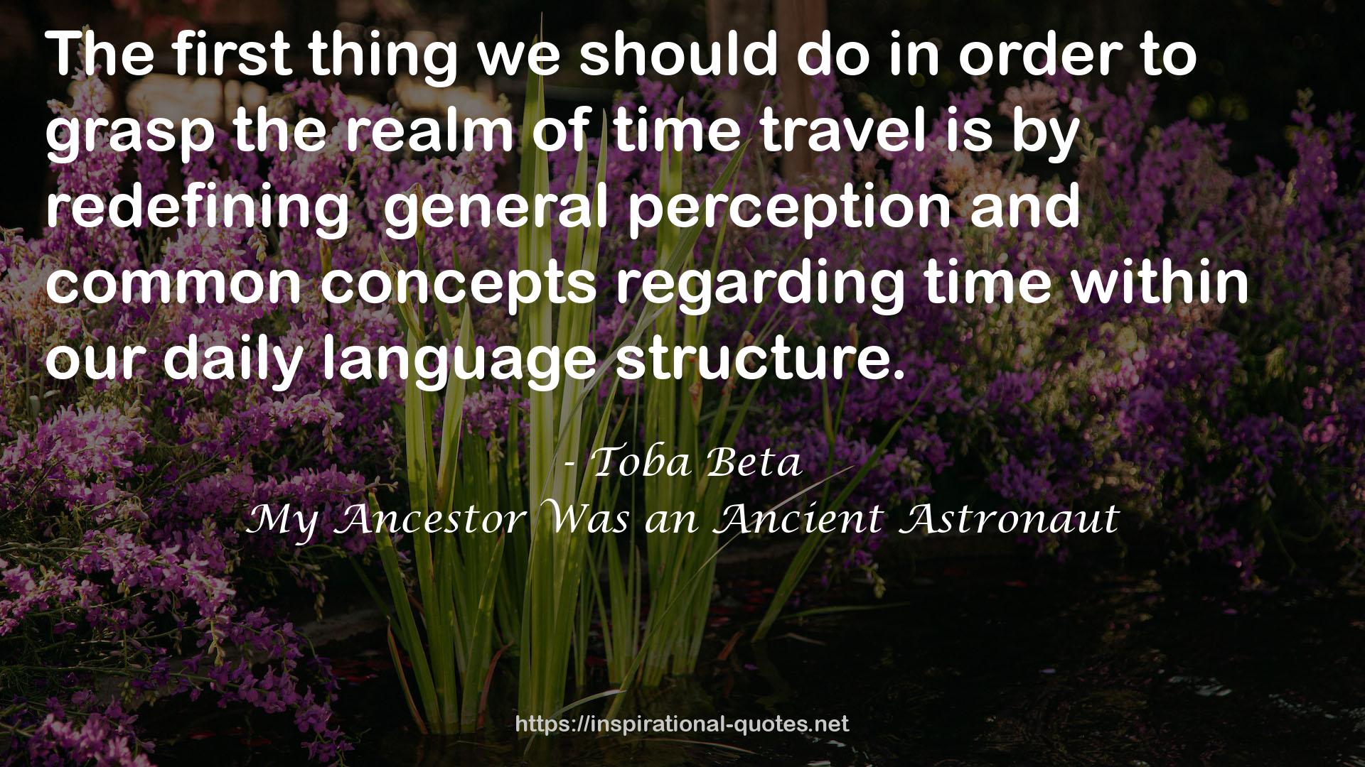 time travel  QUOTES