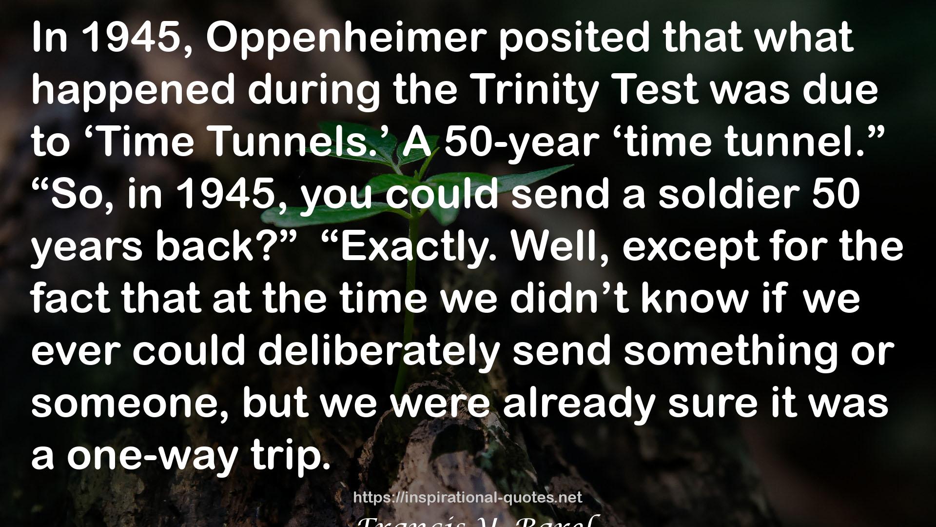 the Trinity Test  QUOTES