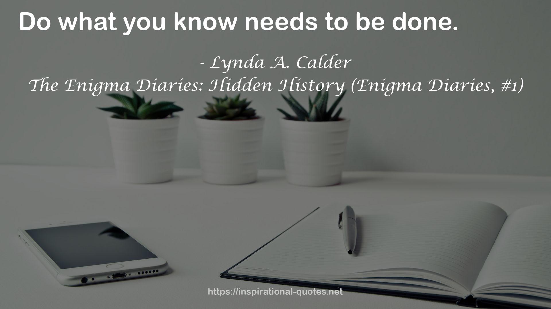 Lynda A. Calder QUOTES