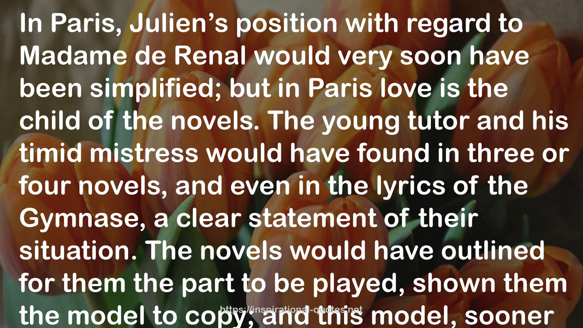 Madame de Renal  QUOTES