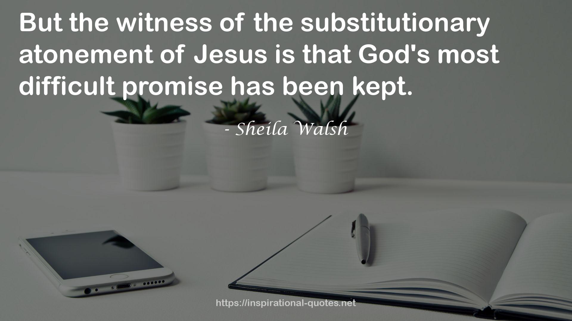 the substitutionary atonement  QUOTES