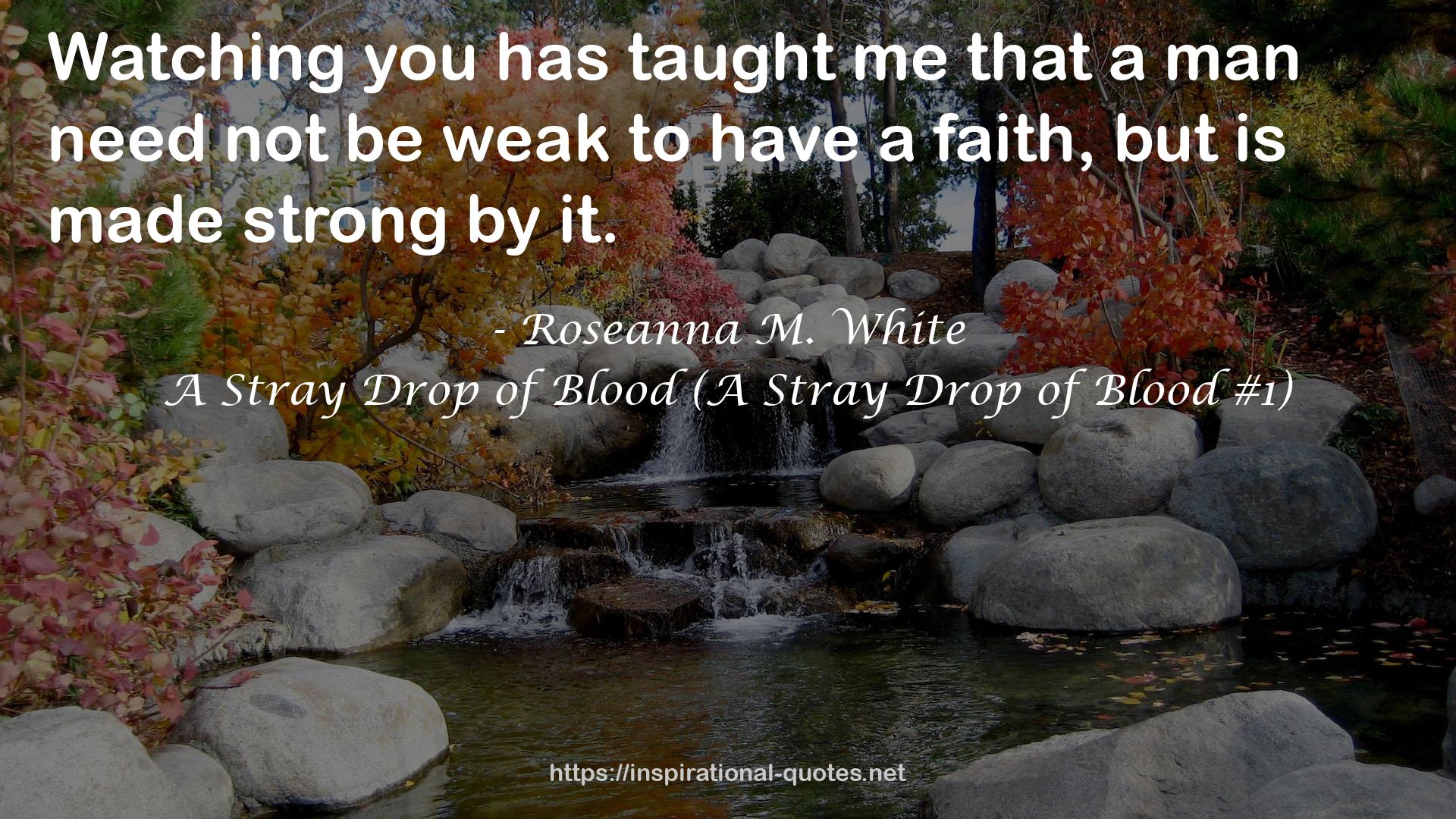 A Stray Drop of Blood (A Stray Drop of Blood #1) QUOTES