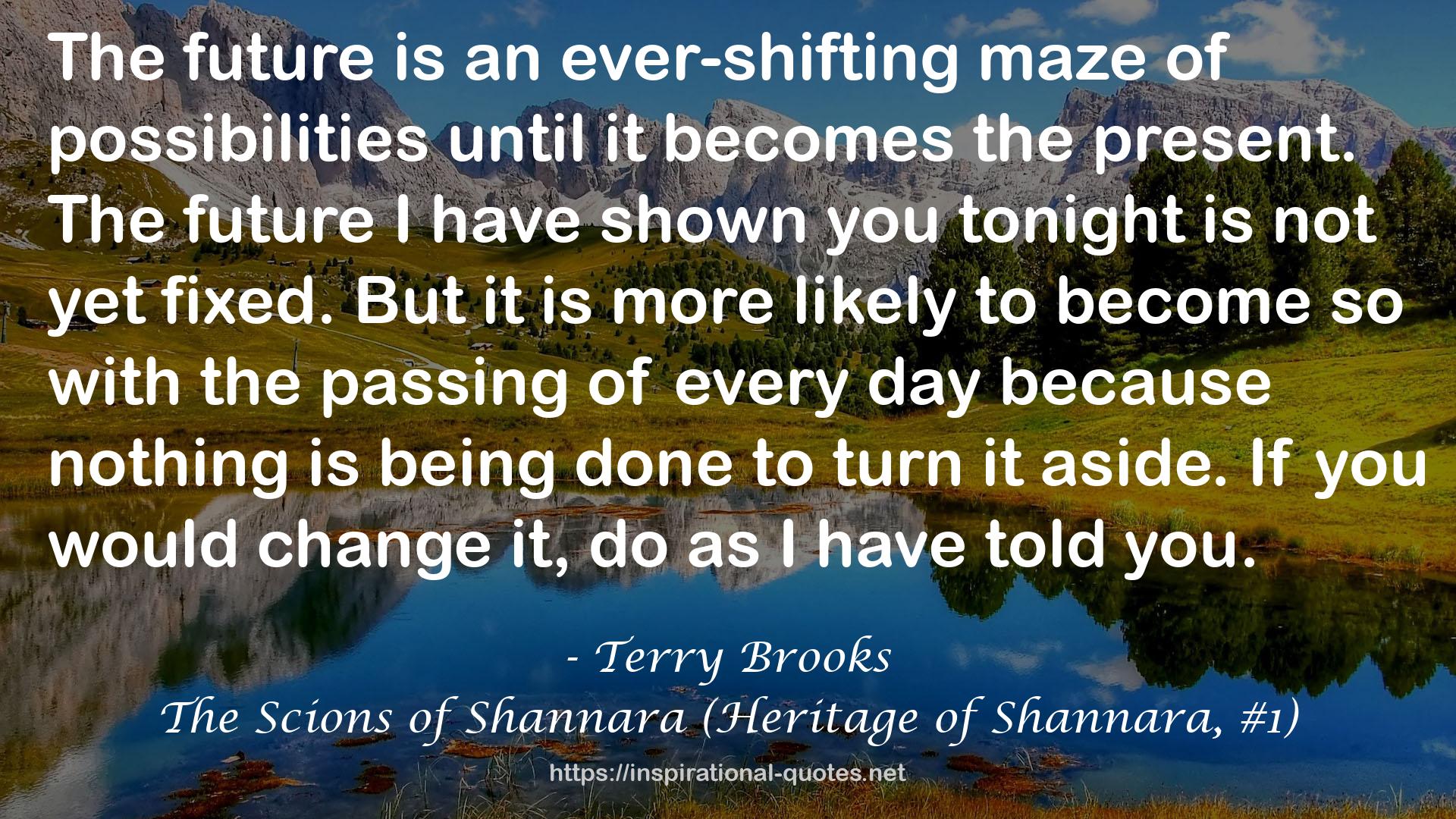 The Scions of Shannara (Heritage of Shannara, #1) QUOTES