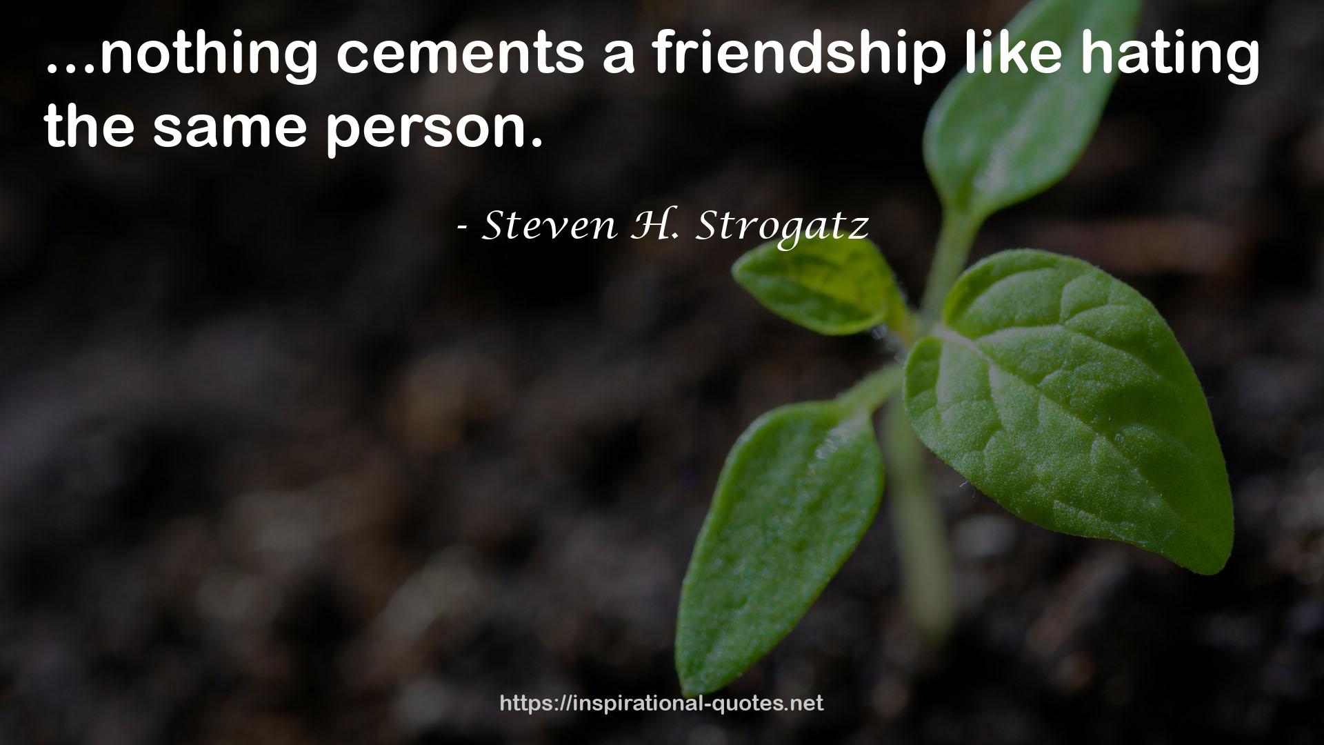 Steven H. Strogatz QUOTES