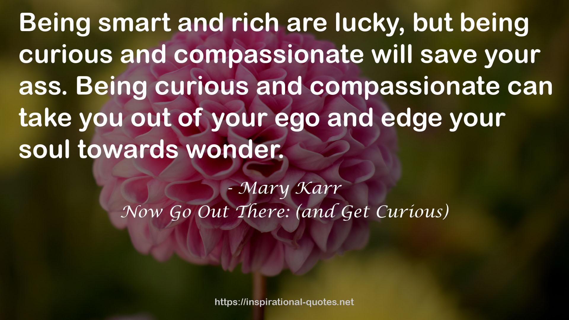 Now Go Out There: (and Get Curious) QUOTES