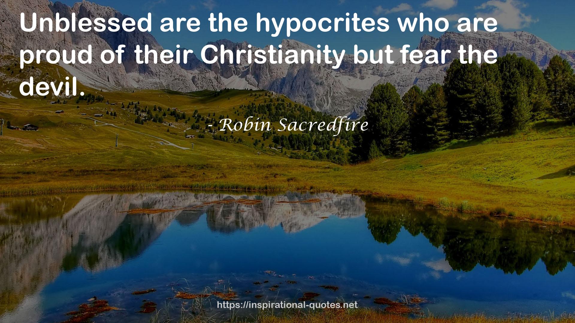 the hypocrites  QUOTES