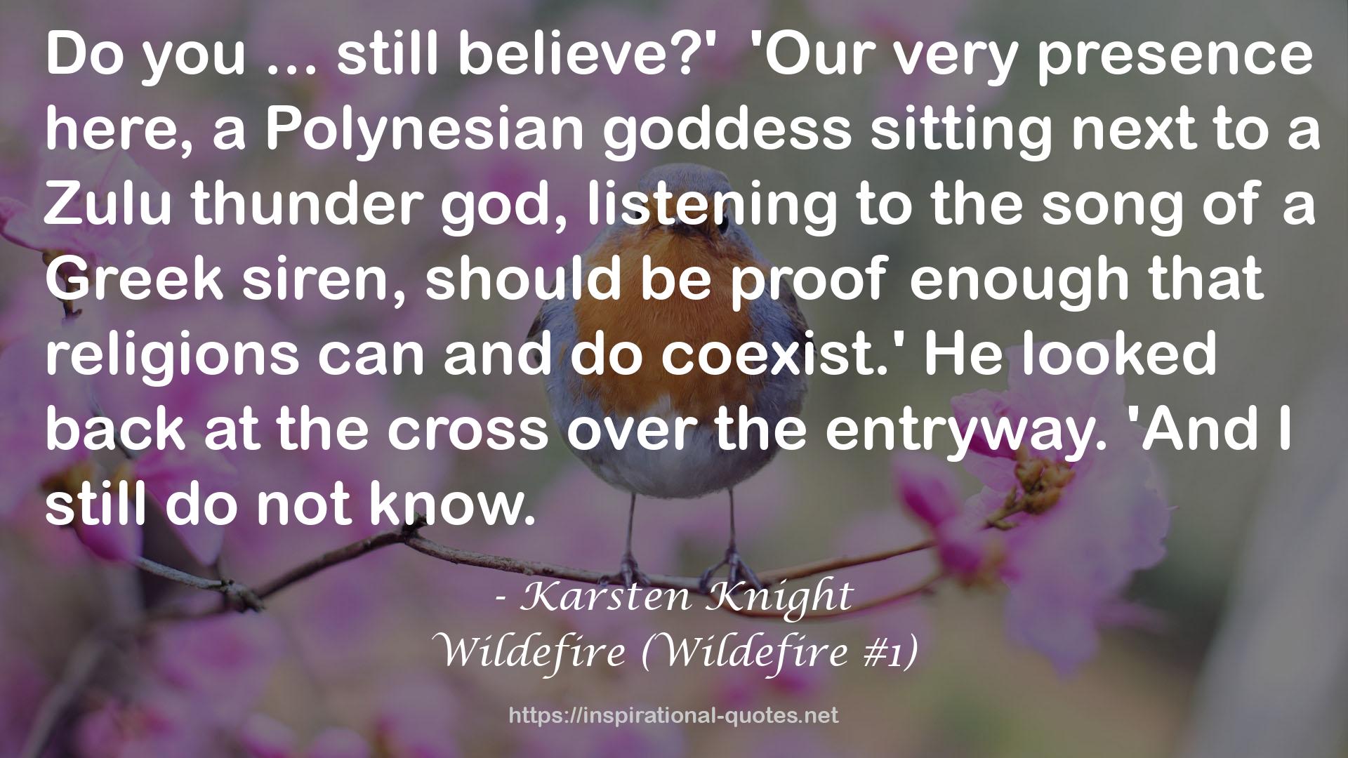 a Polynesian goddess  QUOTES