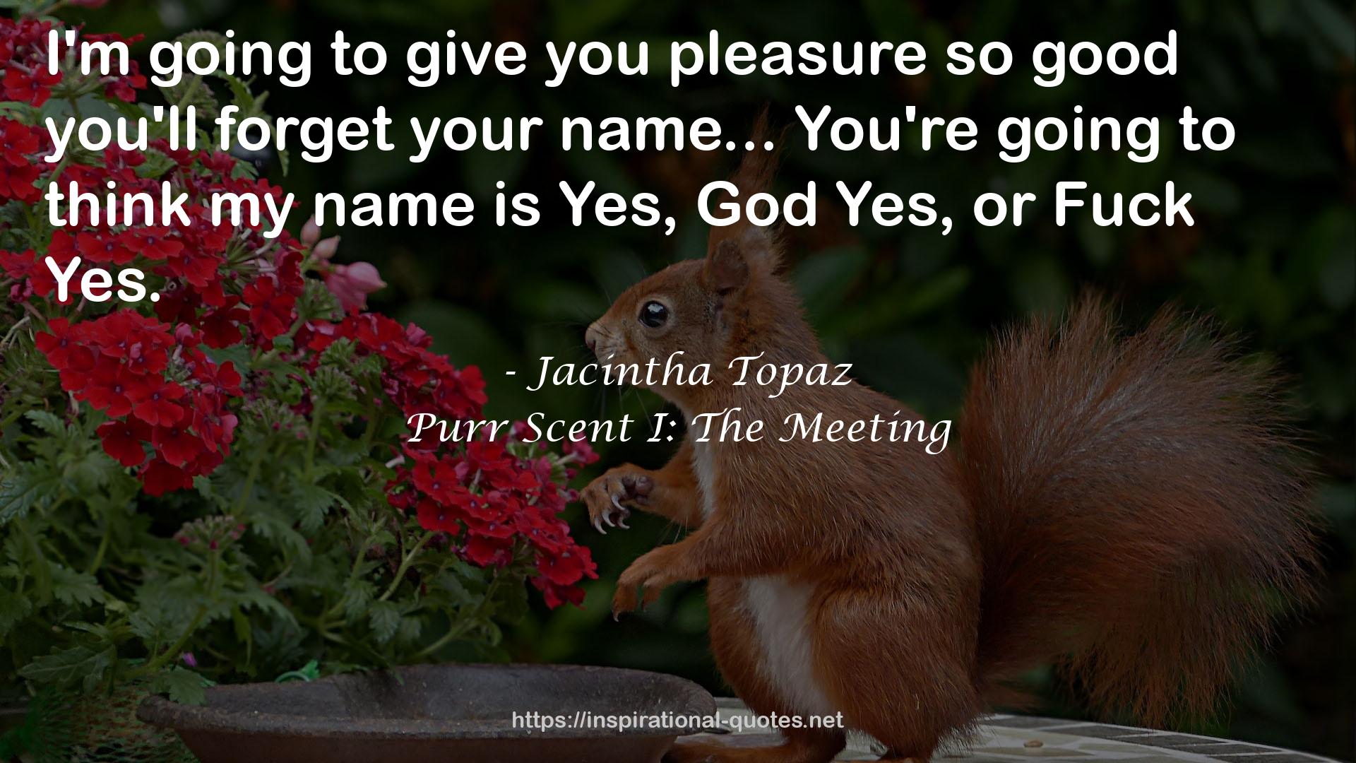 Jacintha Topaz QUOTES