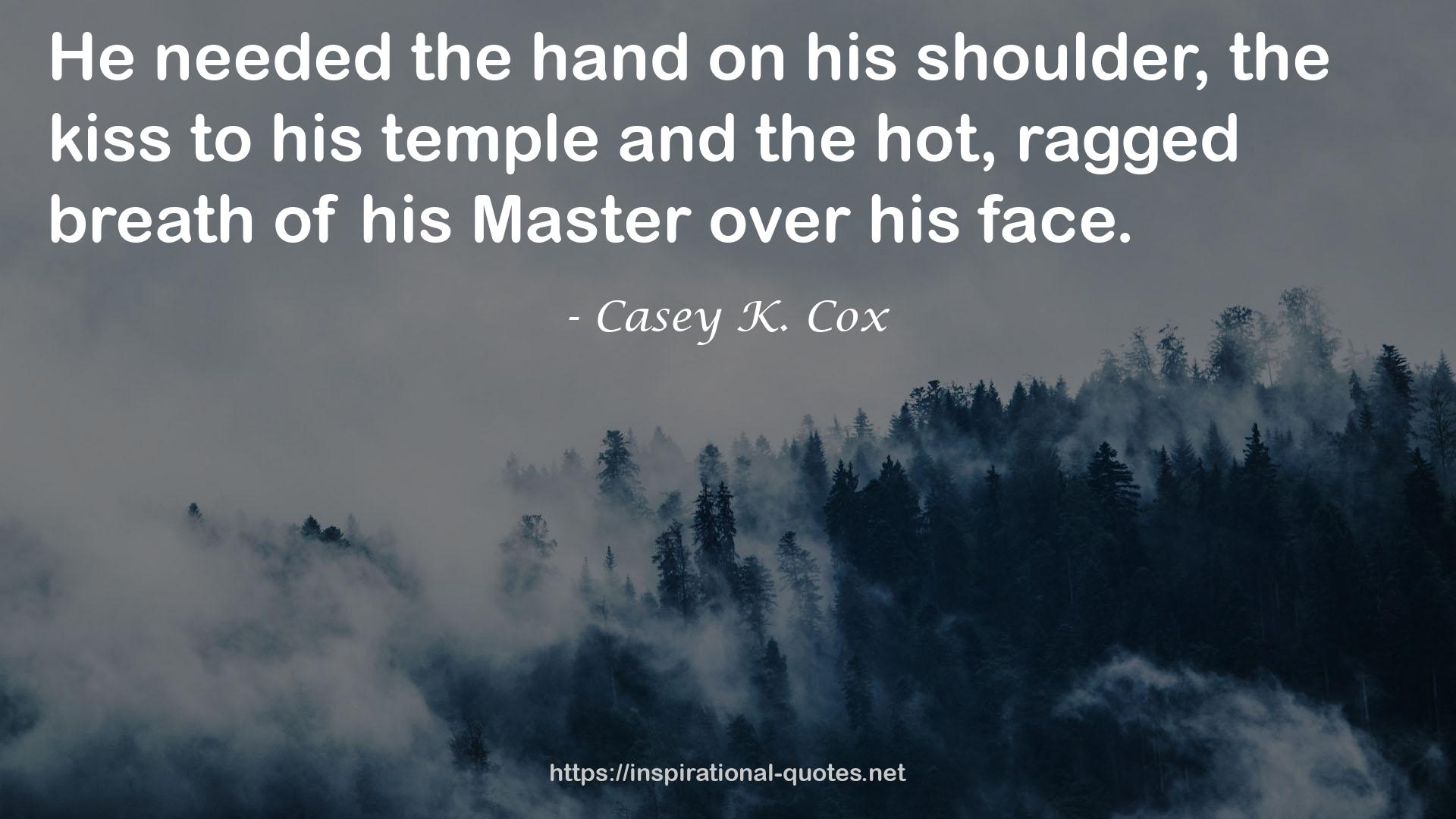 Casey K. Cox QUOTES