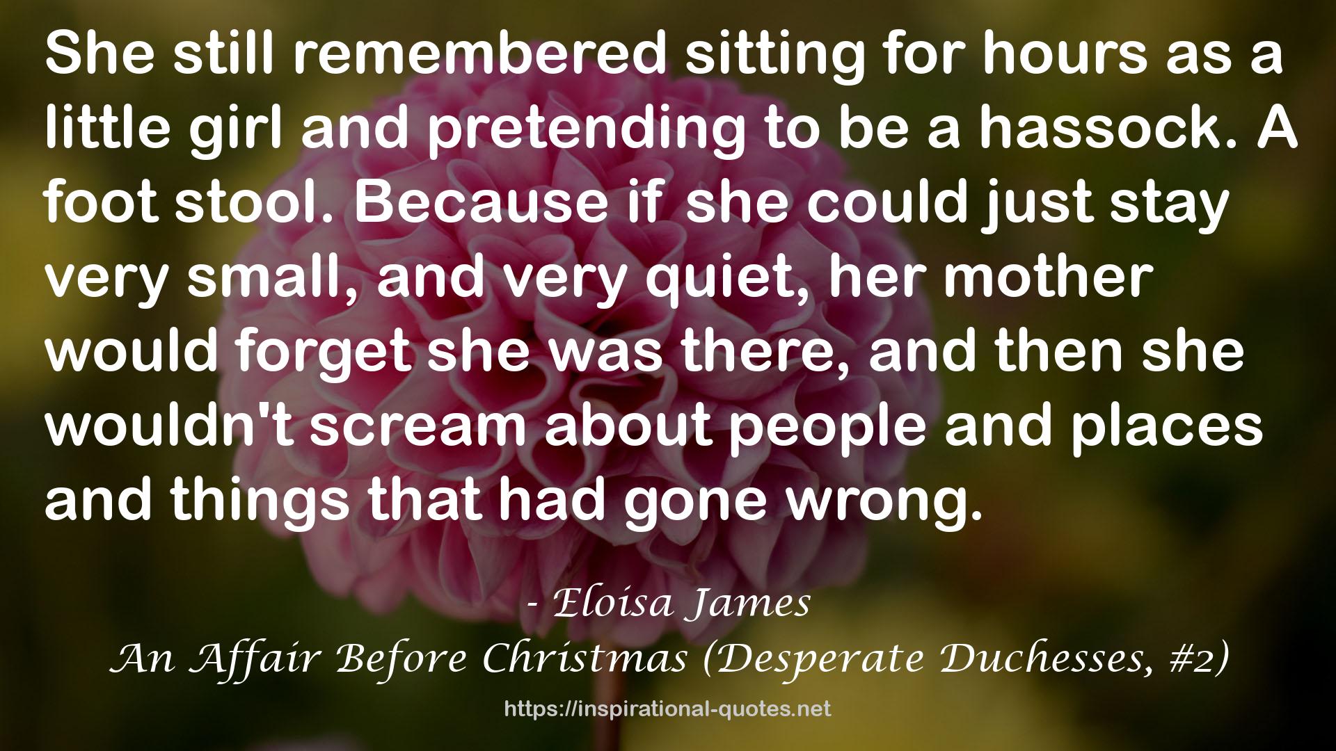 An Affair Before Christmas (Desperate Duchesses, #2) QUOTES