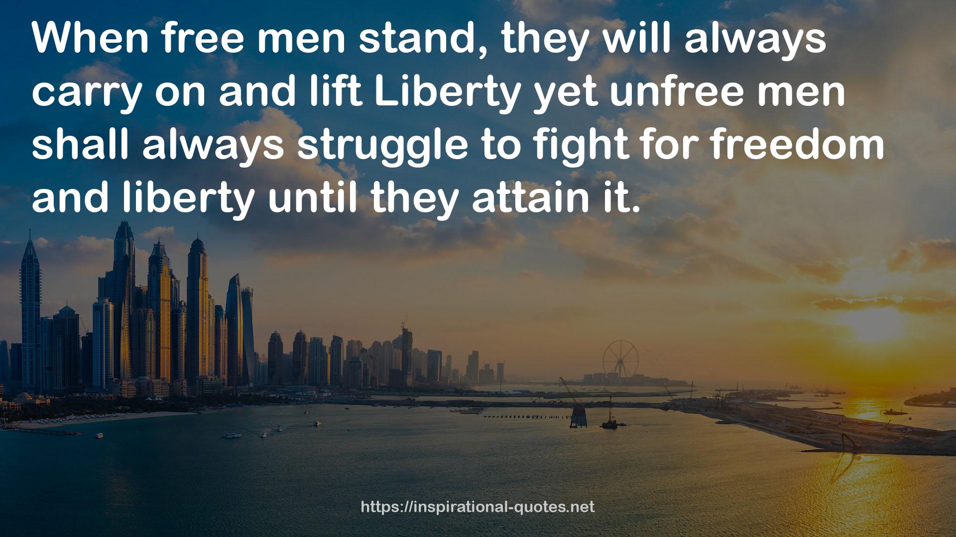 unfree men  QUOTES