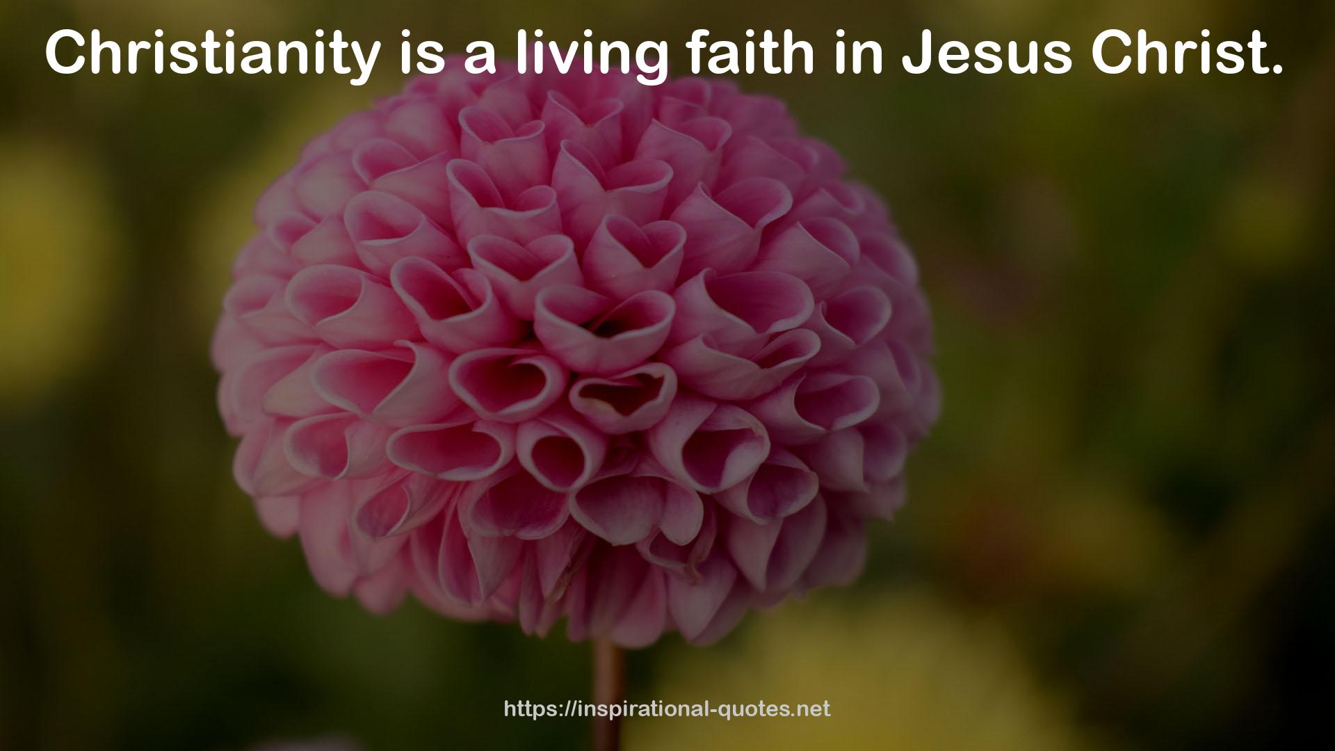 a living faith  QUOTES