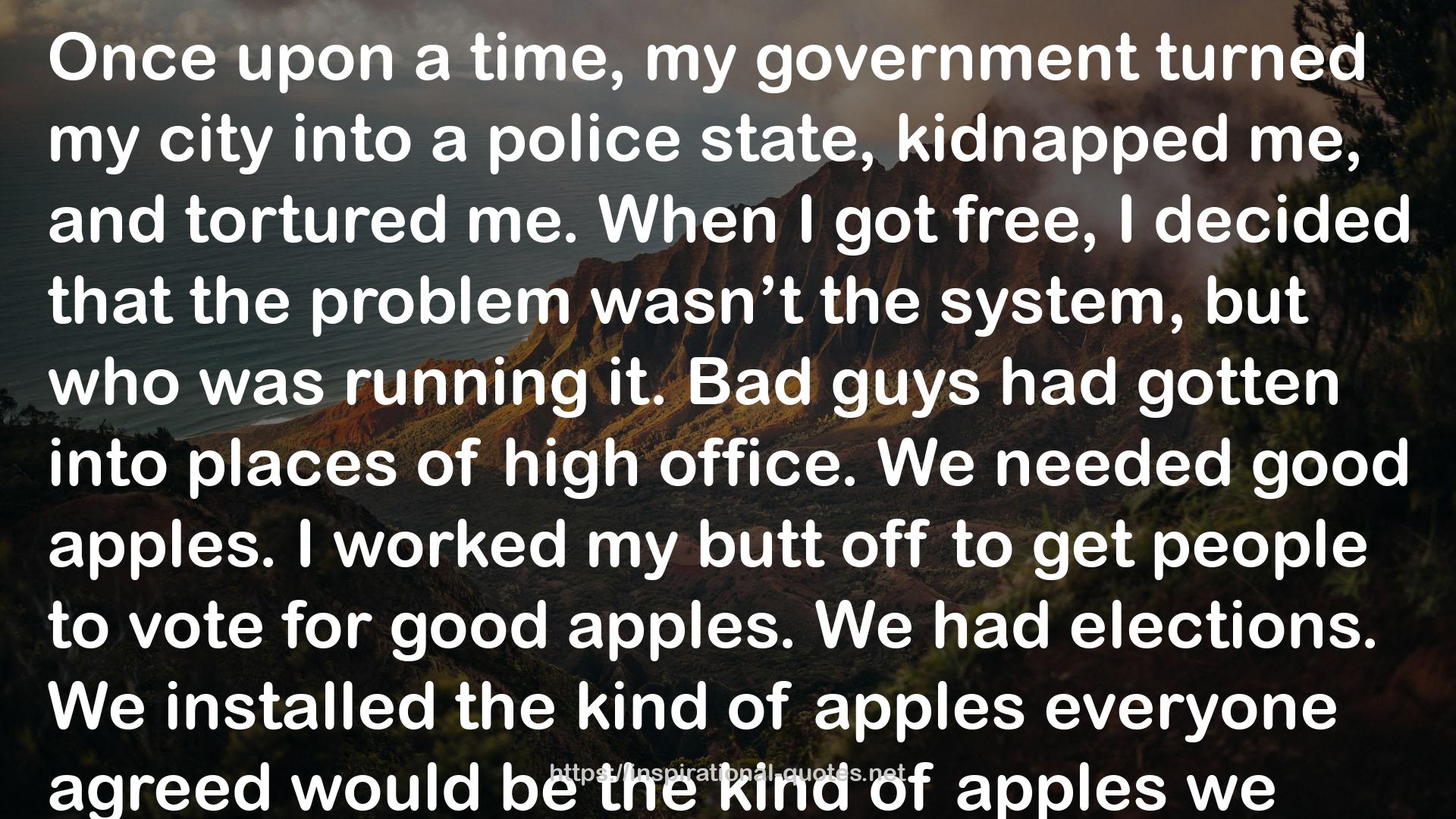 good apples  QUOTES