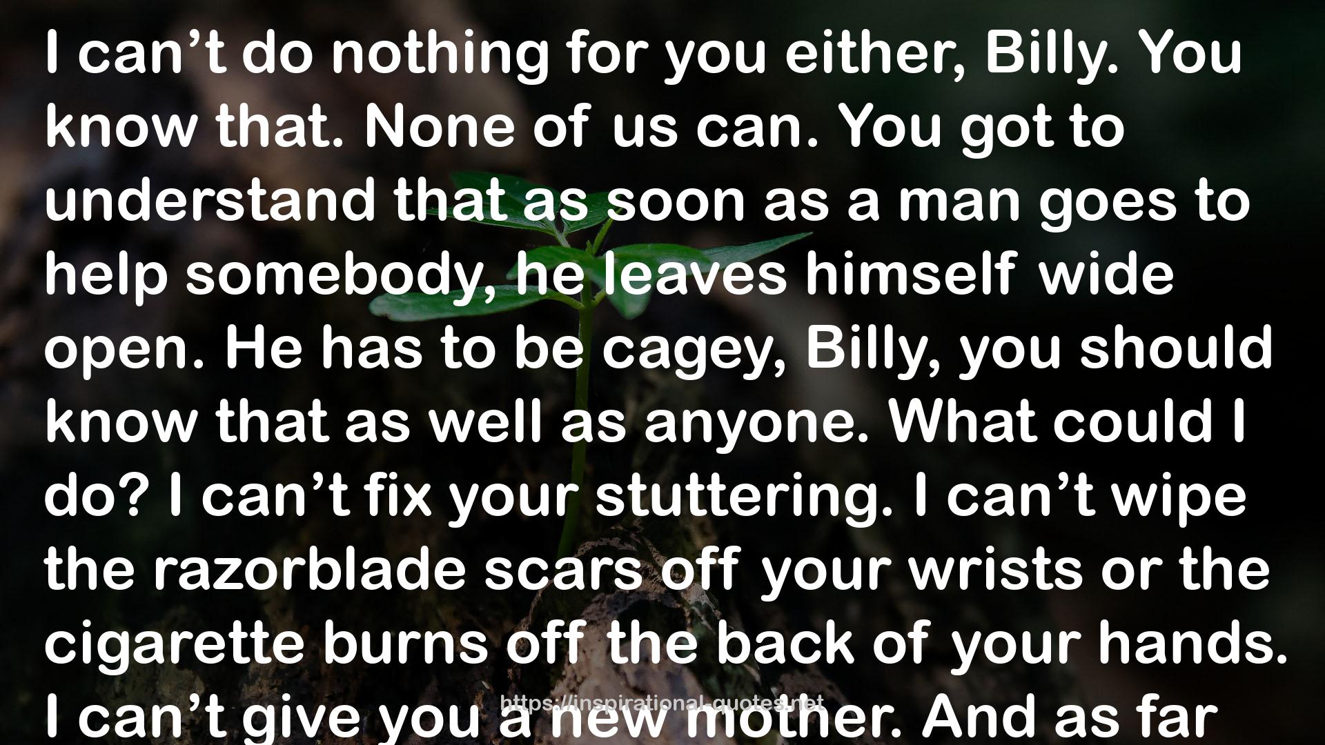 the razorblade  QUOTES