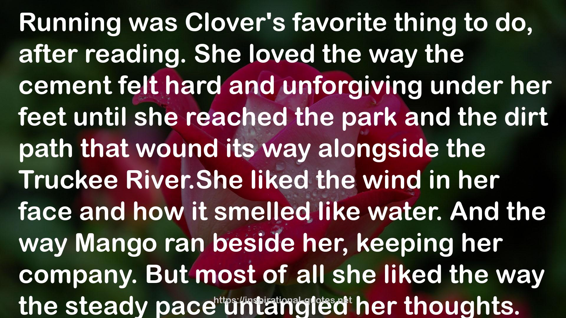 Clover's favorite thing  QUOTES