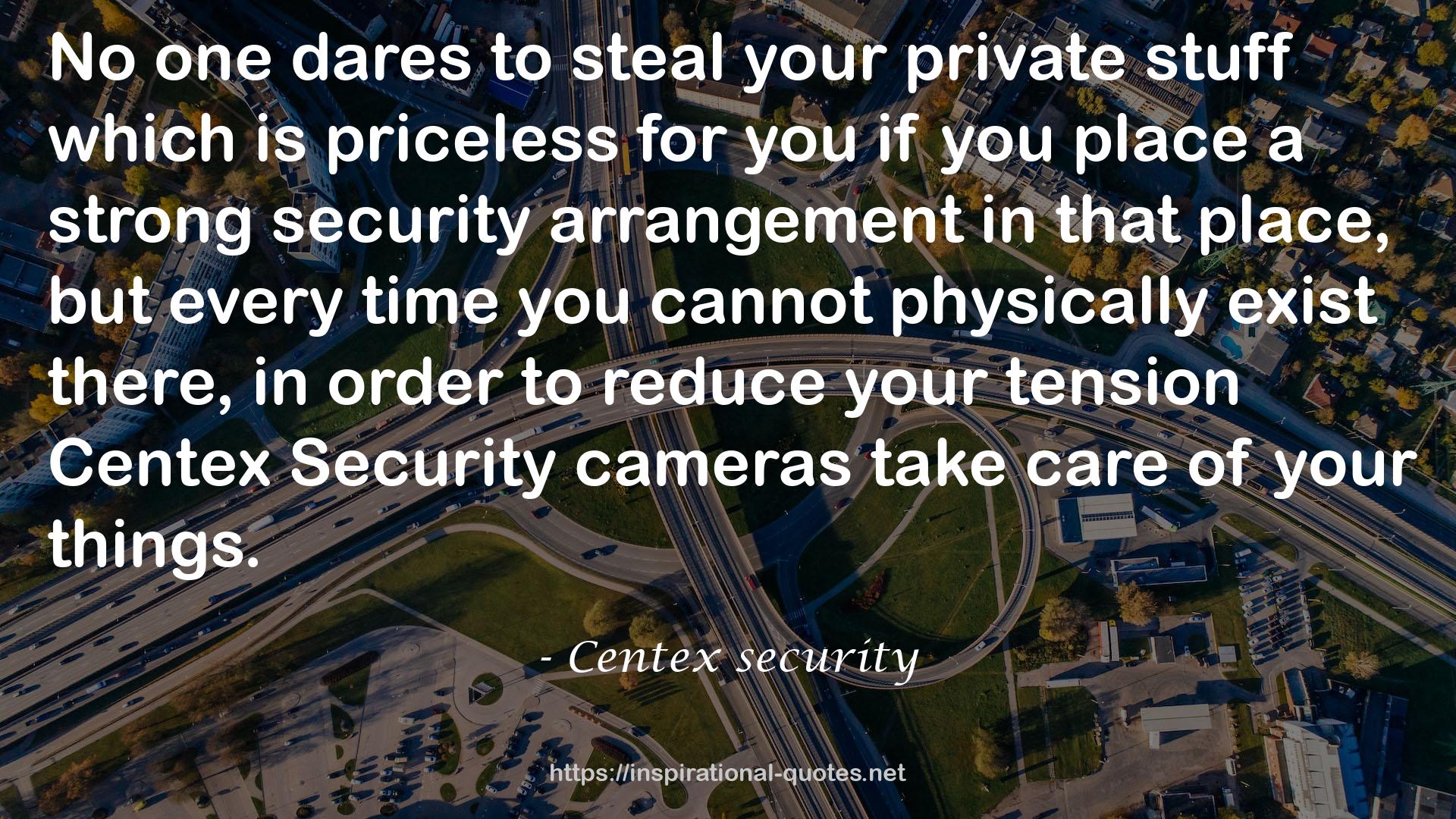 Centex Security cameras  QUOTES