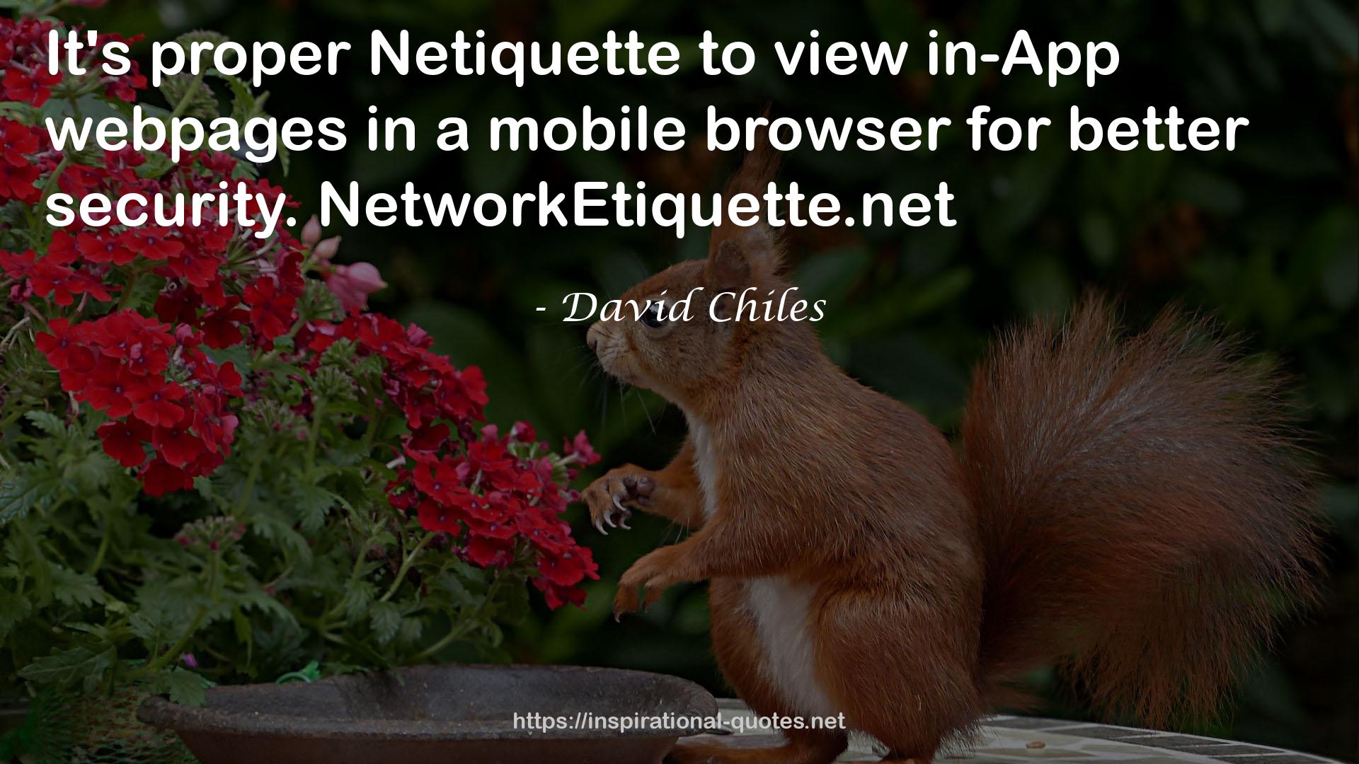 a mobile browser  QUOTES