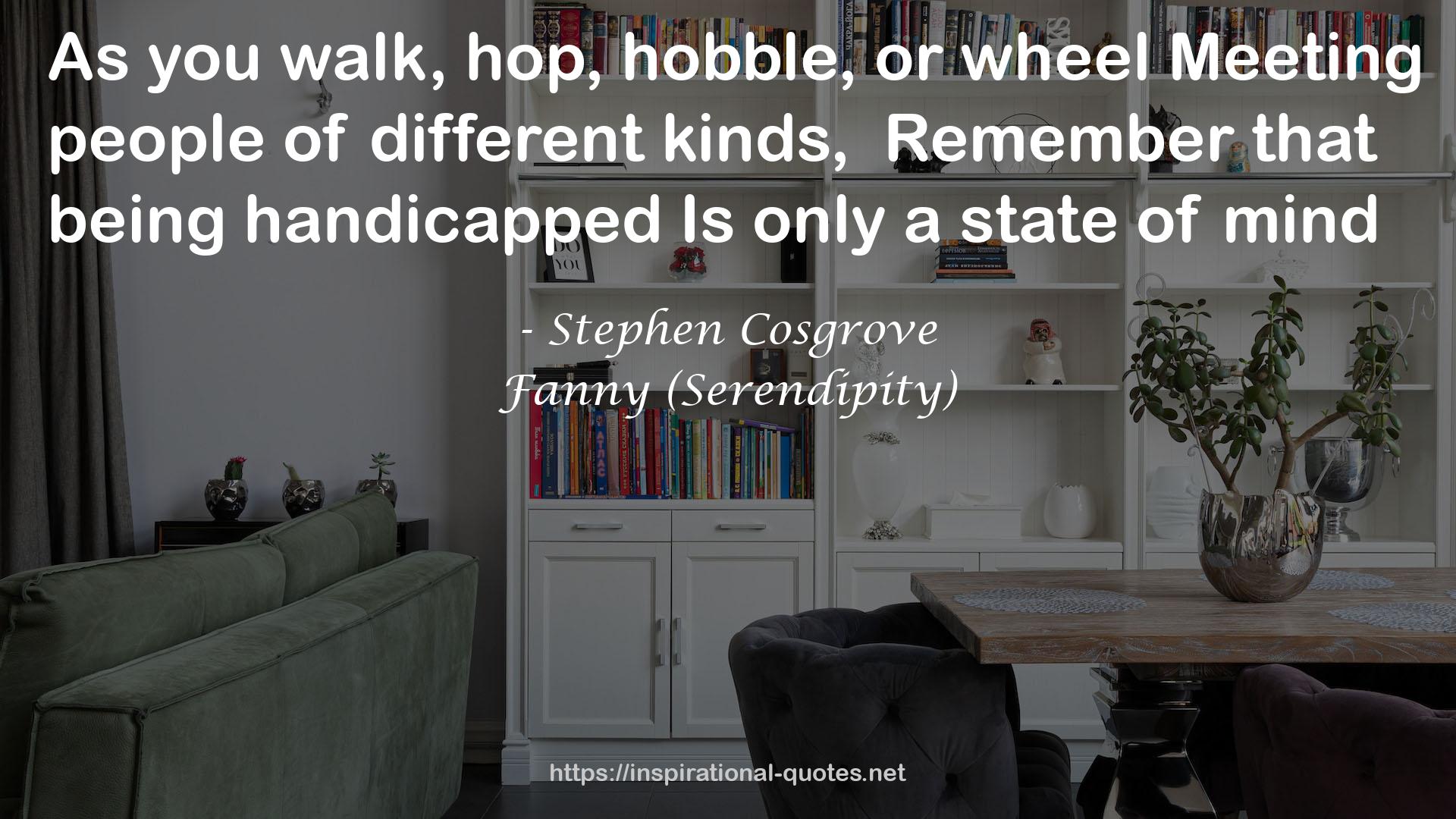 Fanny (Serendipity) QUOTES