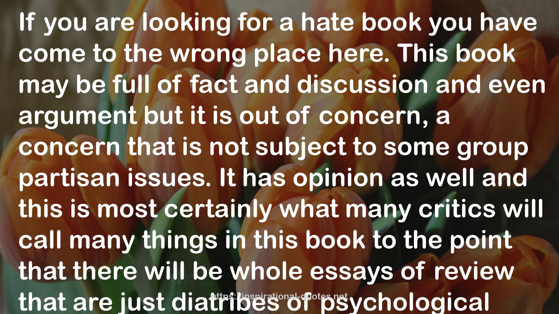 a hate book  QUOTES