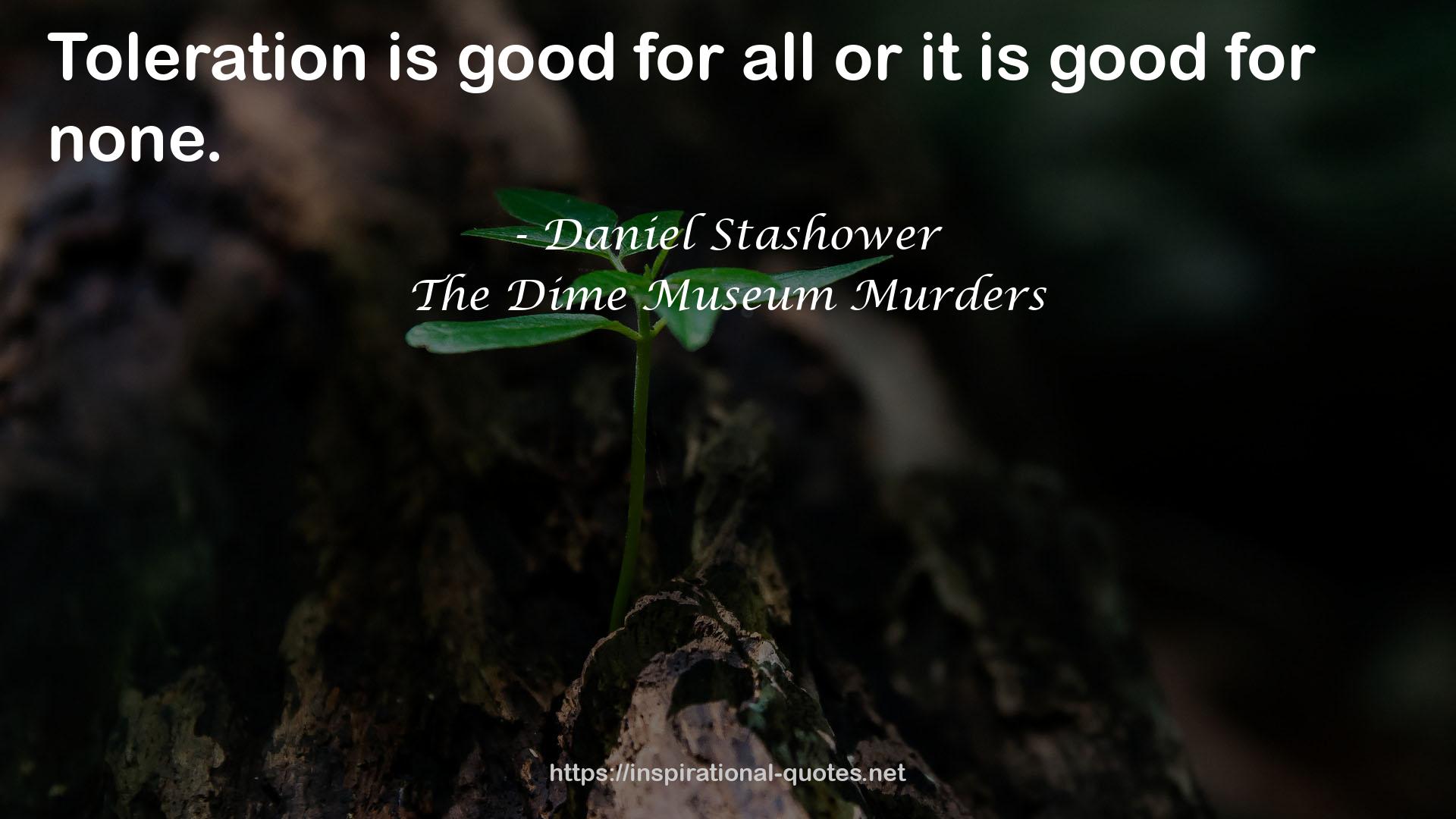 The Dime Museum Murders QUOTES
