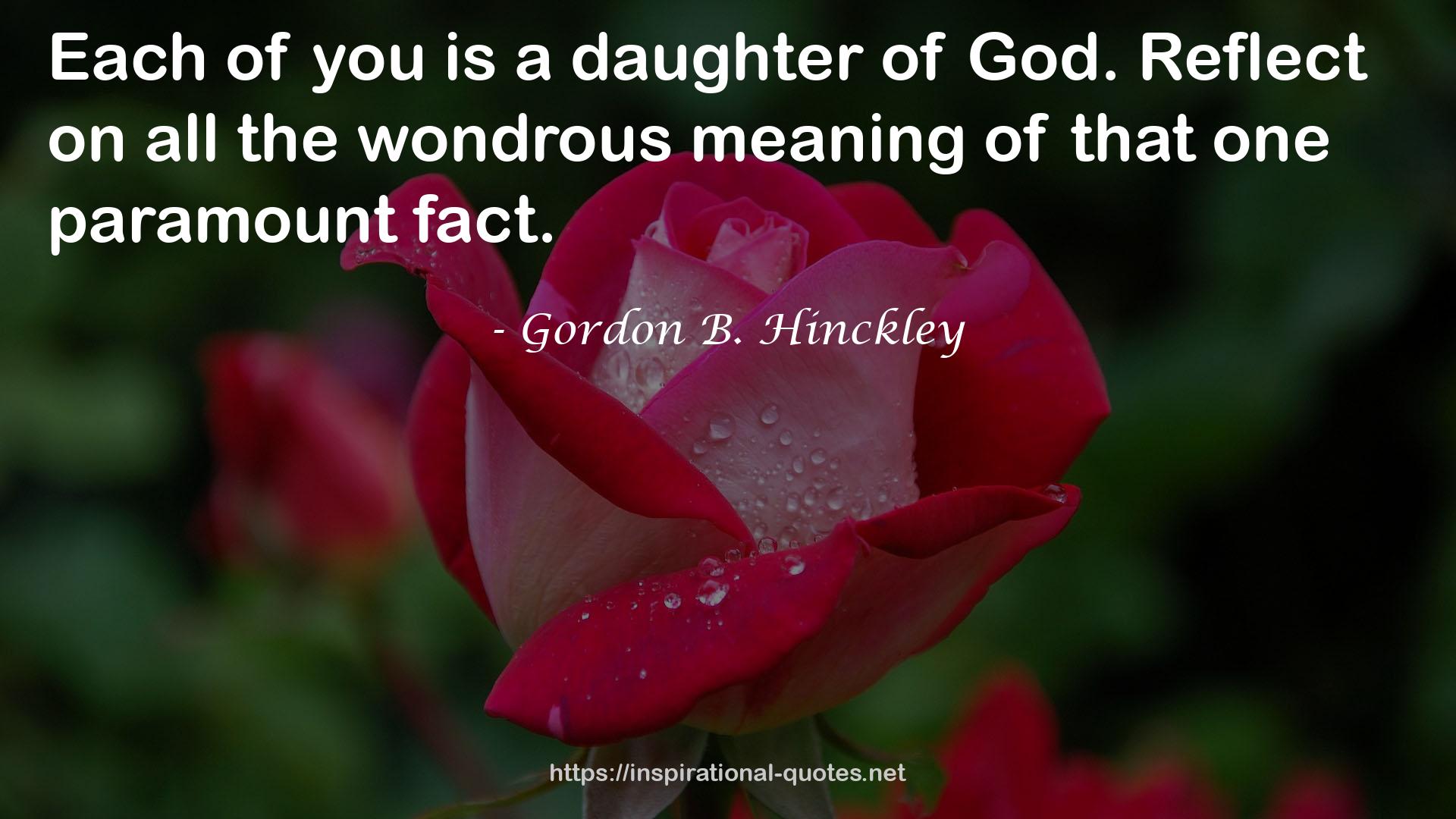 a daughter  QUOTES