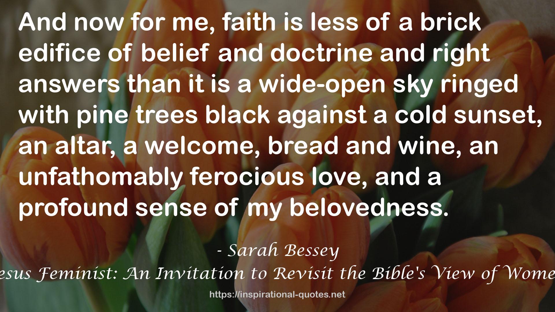 Jesus Feminist: An Invitation to Revisit the Bible's View of Women QUOTES