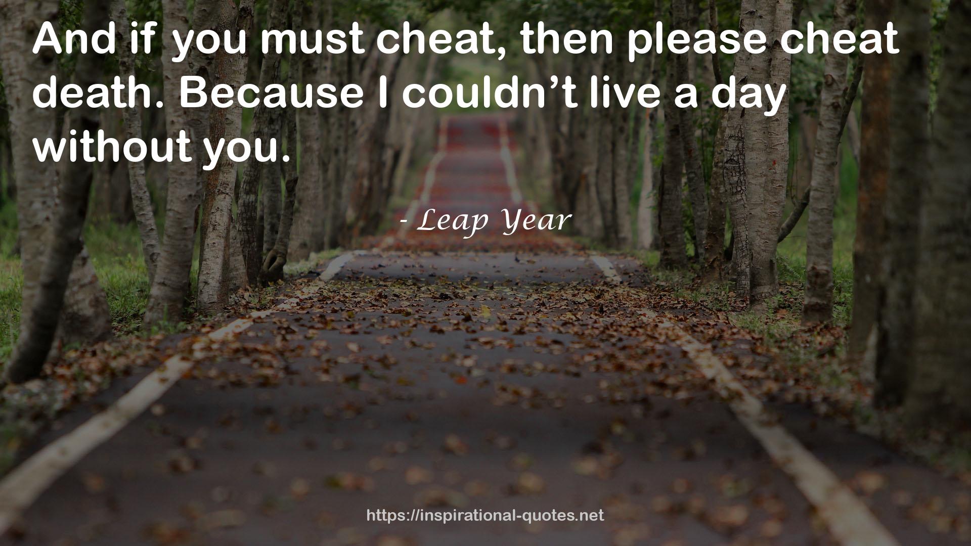 Leap Year QUOTES