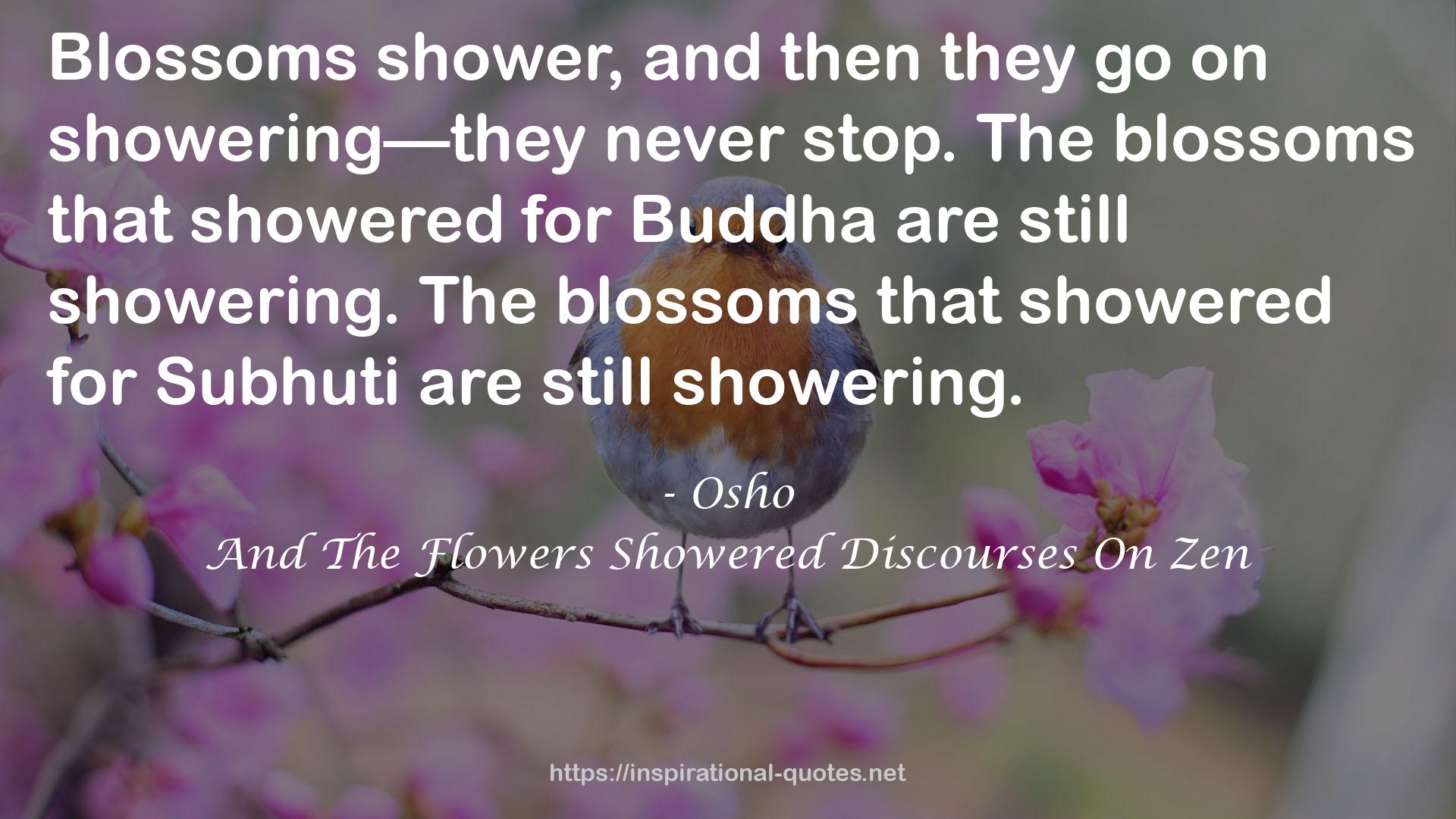 showered  QUOTES