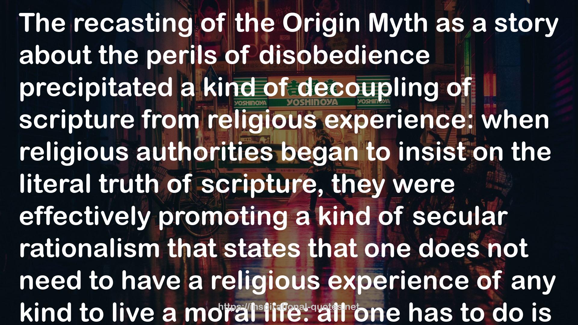 the Origin Myth  QUOTES