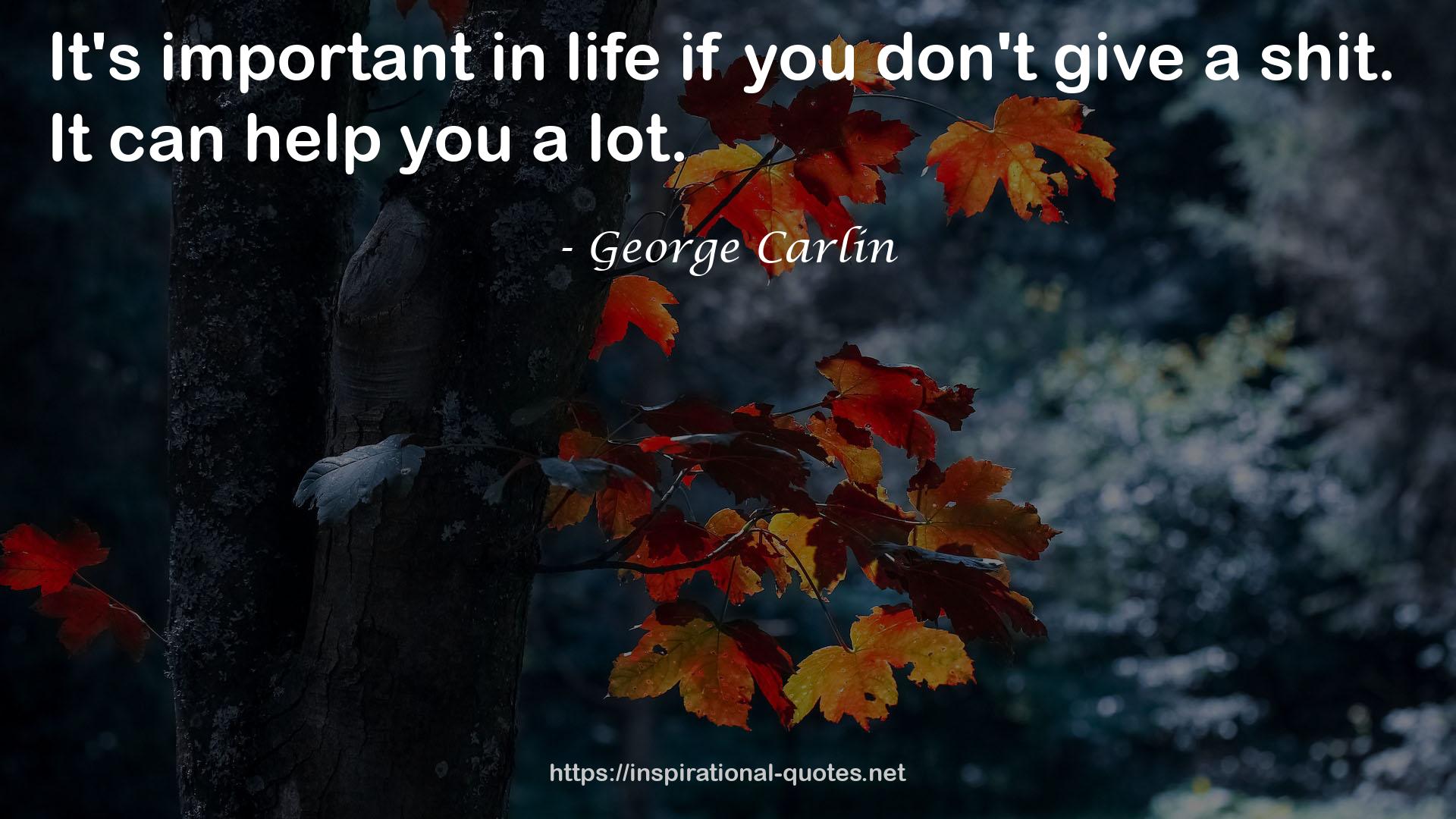 George Carlin QUOTES