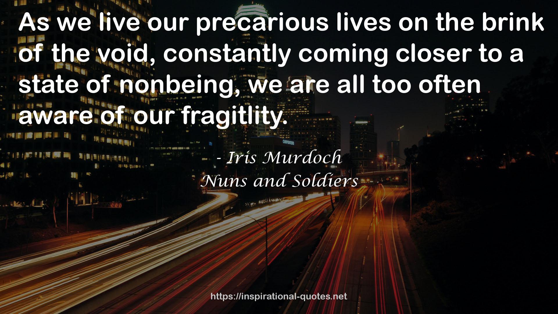 our precarious lives  QUOTES