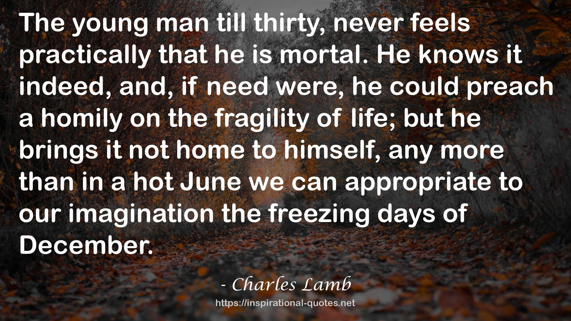 the freezing days  QUOTES