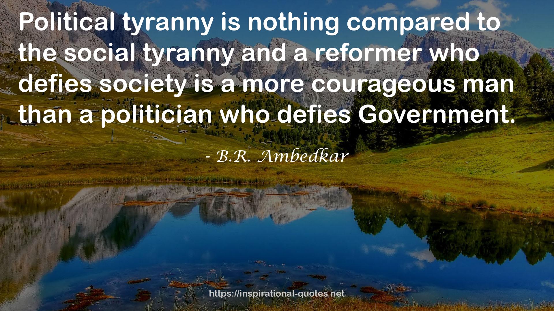 the social tyranny  QUOTES