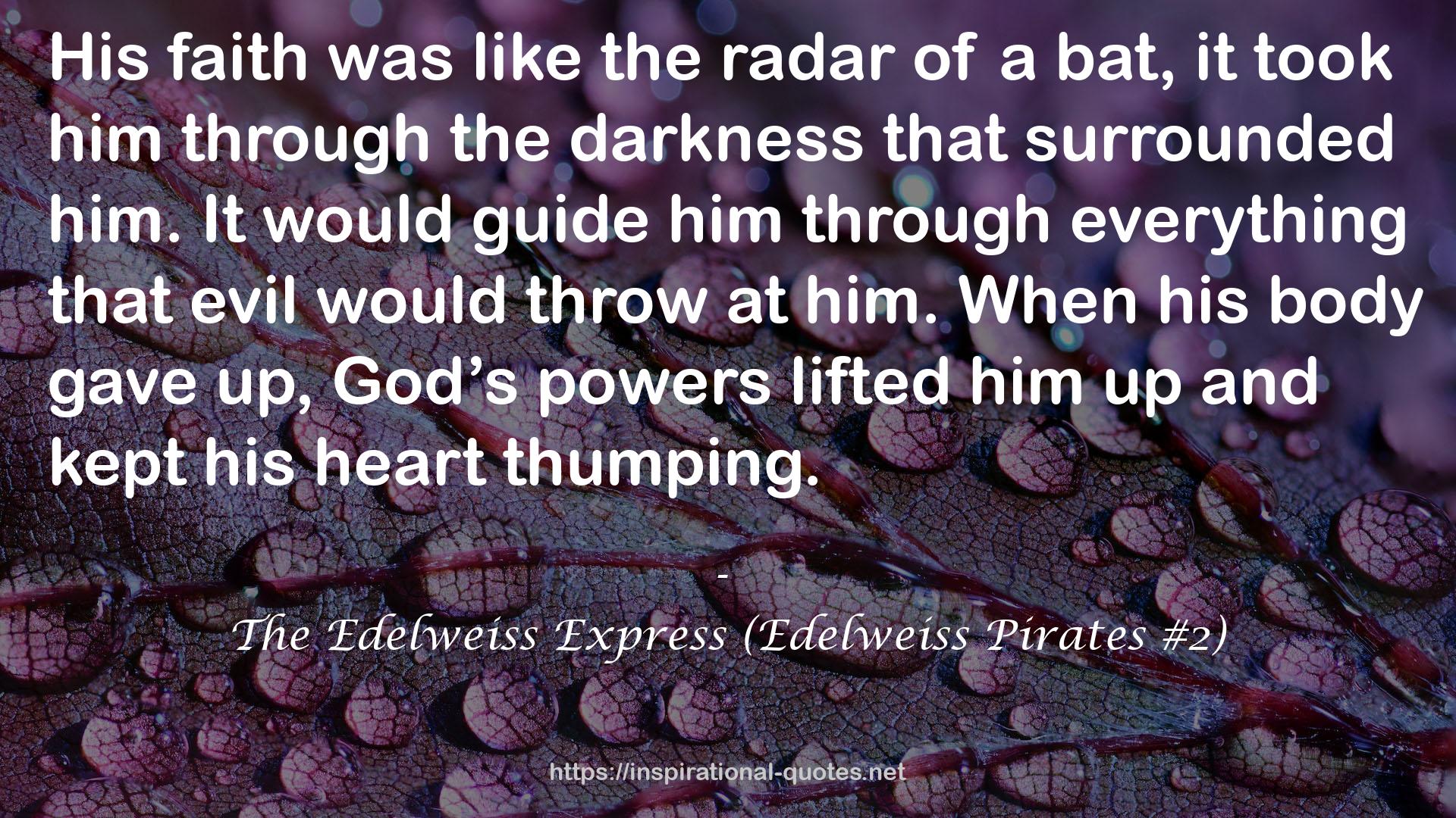 The Edelweiss Express (Edelweiss Pirates #2) QUOTES