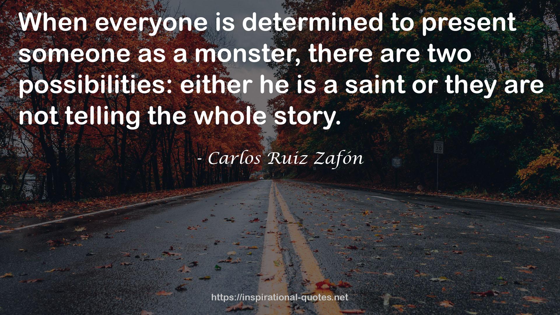 Carlos Ruiz Zafón QUOTES