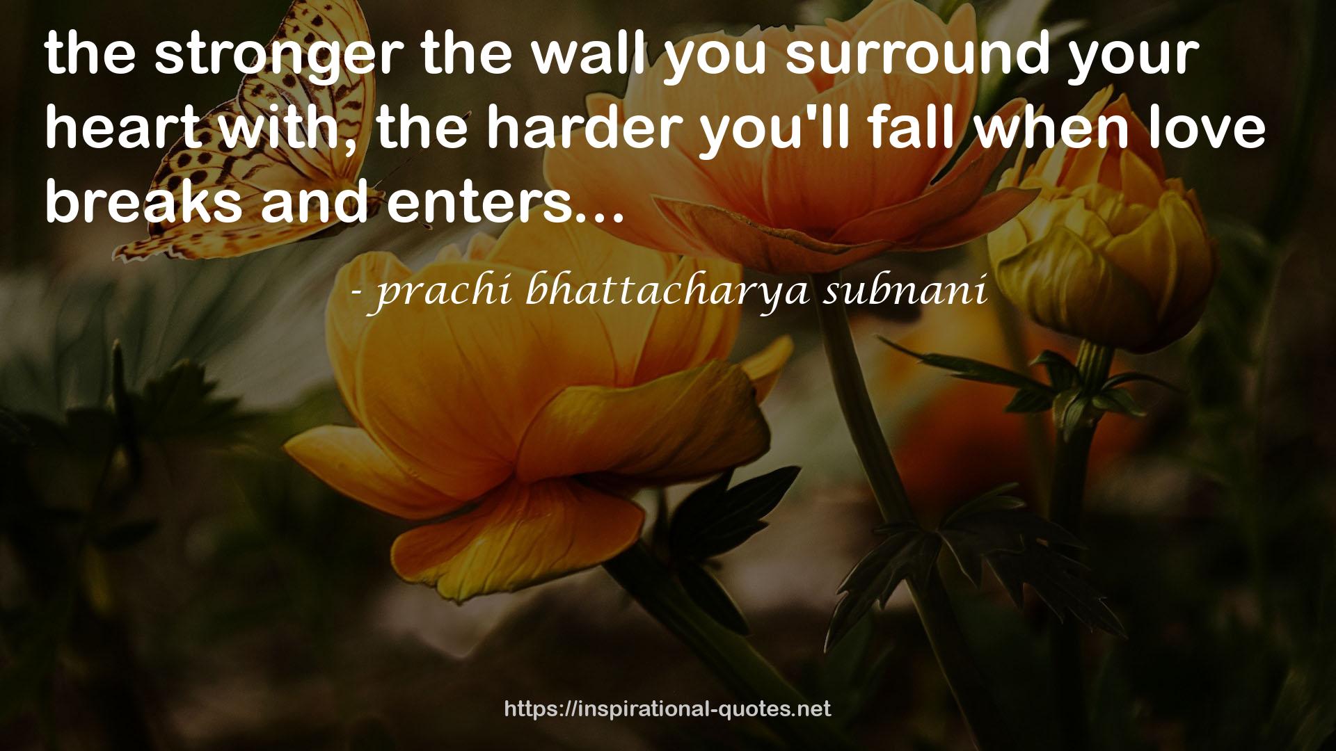 prachi bhattacharya subnani QUOTES