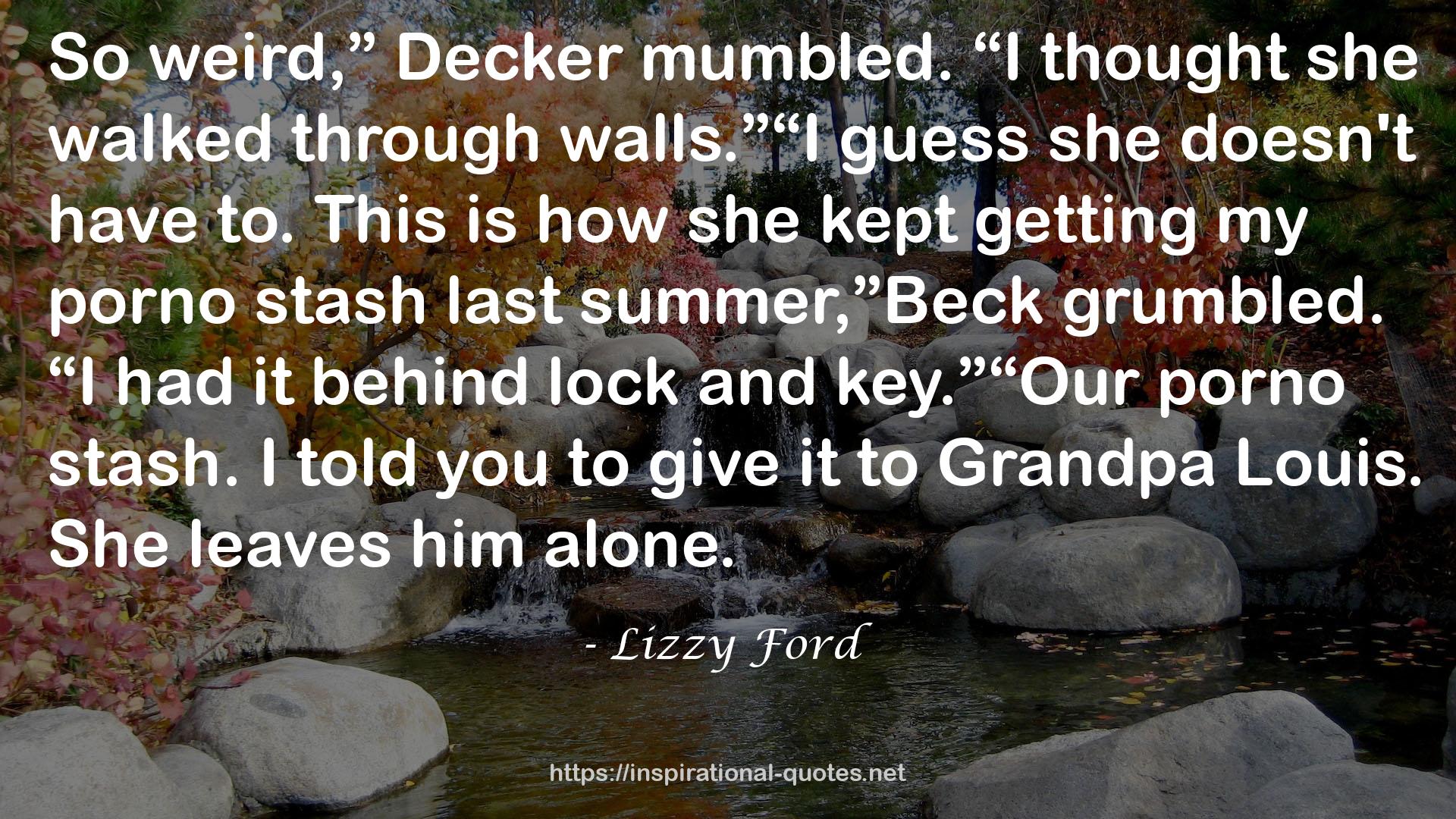 Lizzy Ford QUOTES